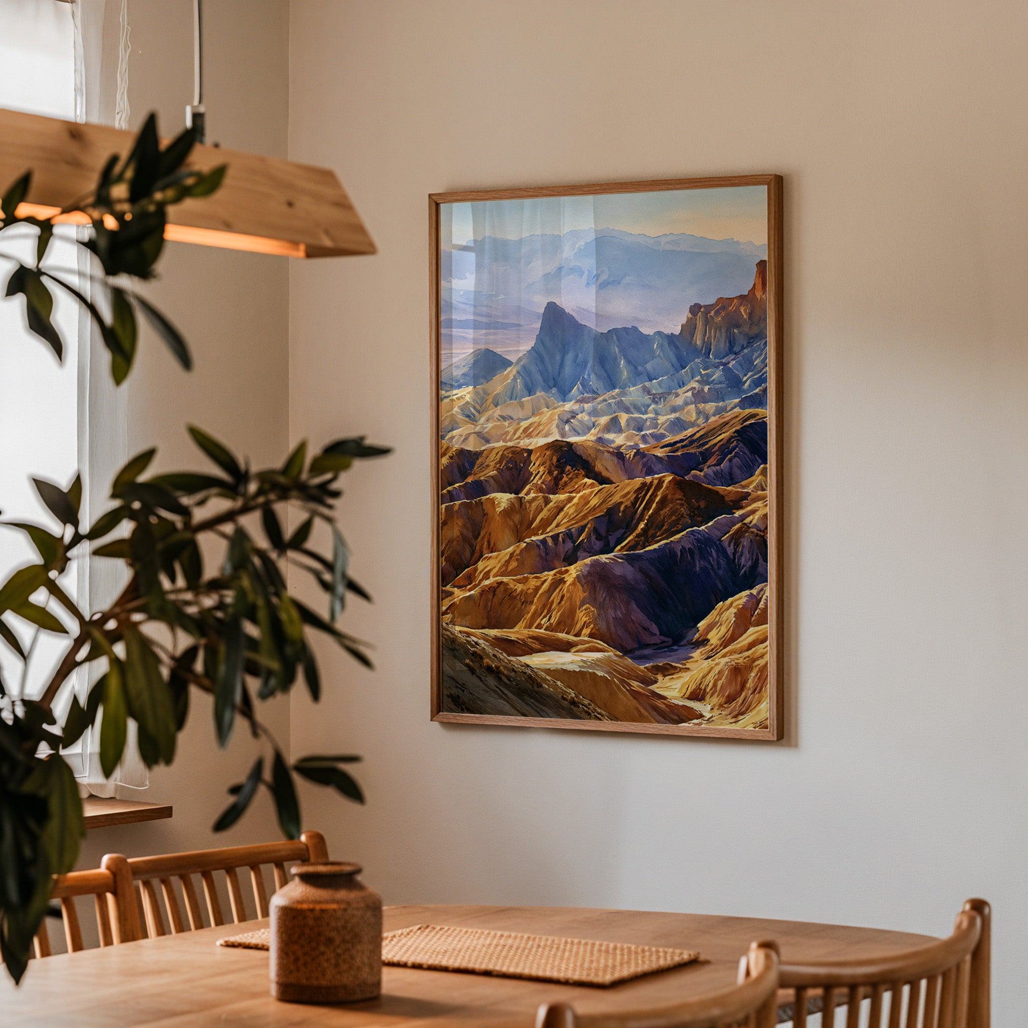 Death Valley National Park Watercolor Art