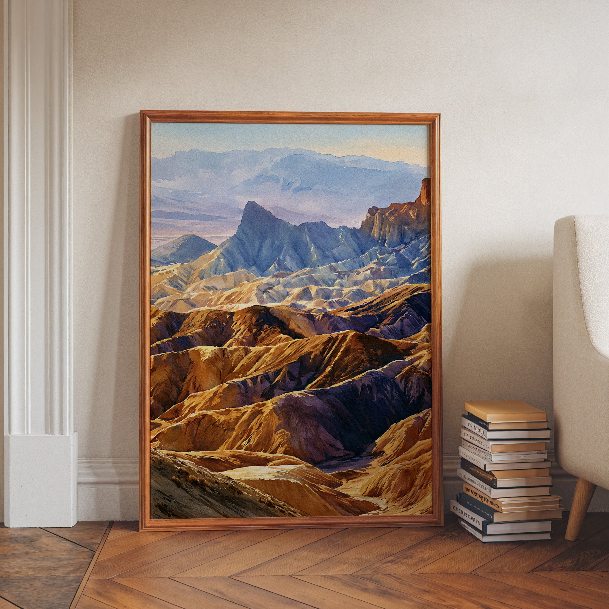 Death Valley National Park Watercolor Art