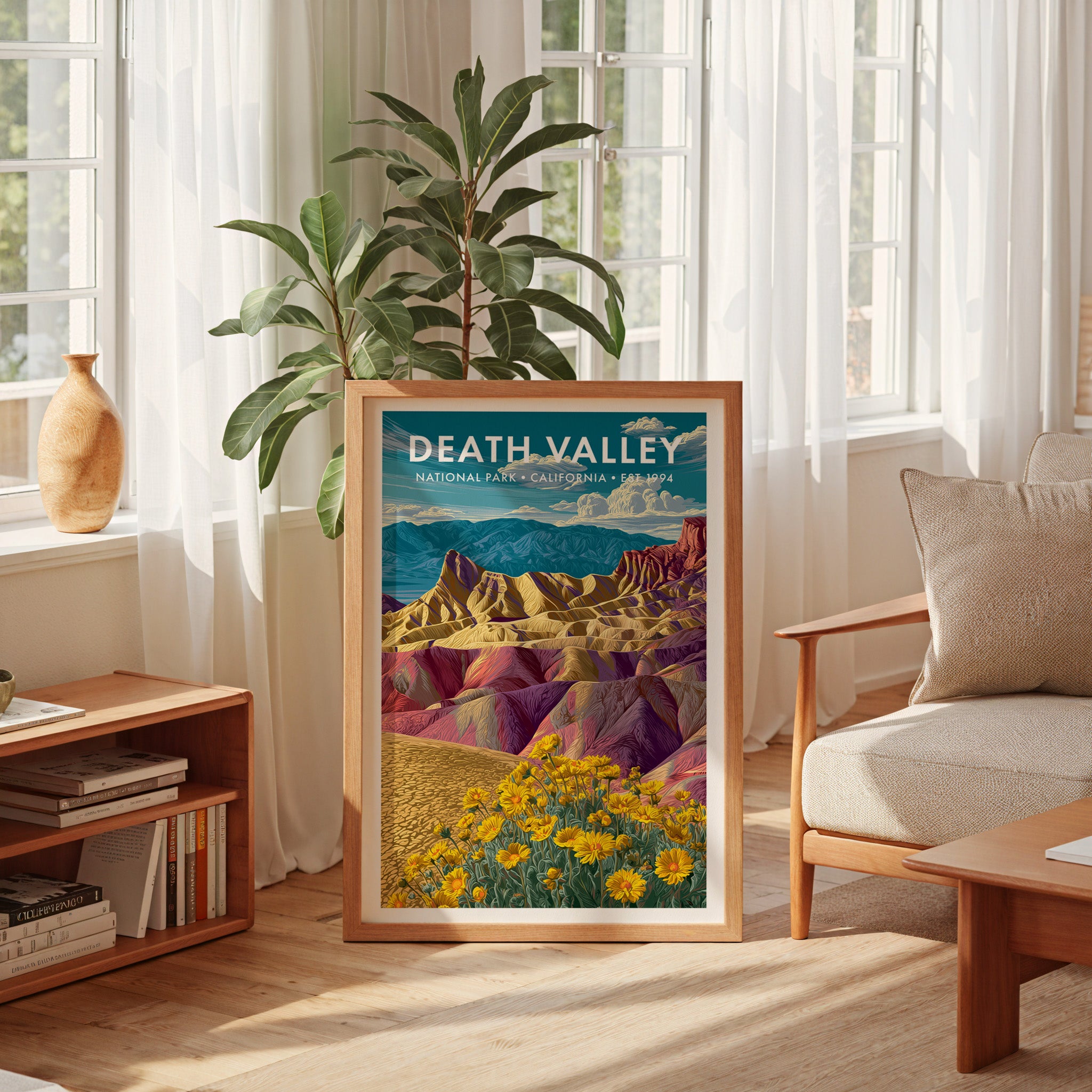 Retro Death Valley National Park Print