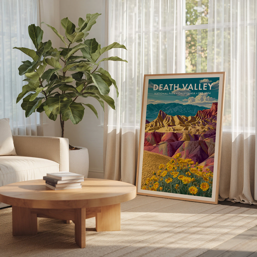 Retro Death Valley National Park Print