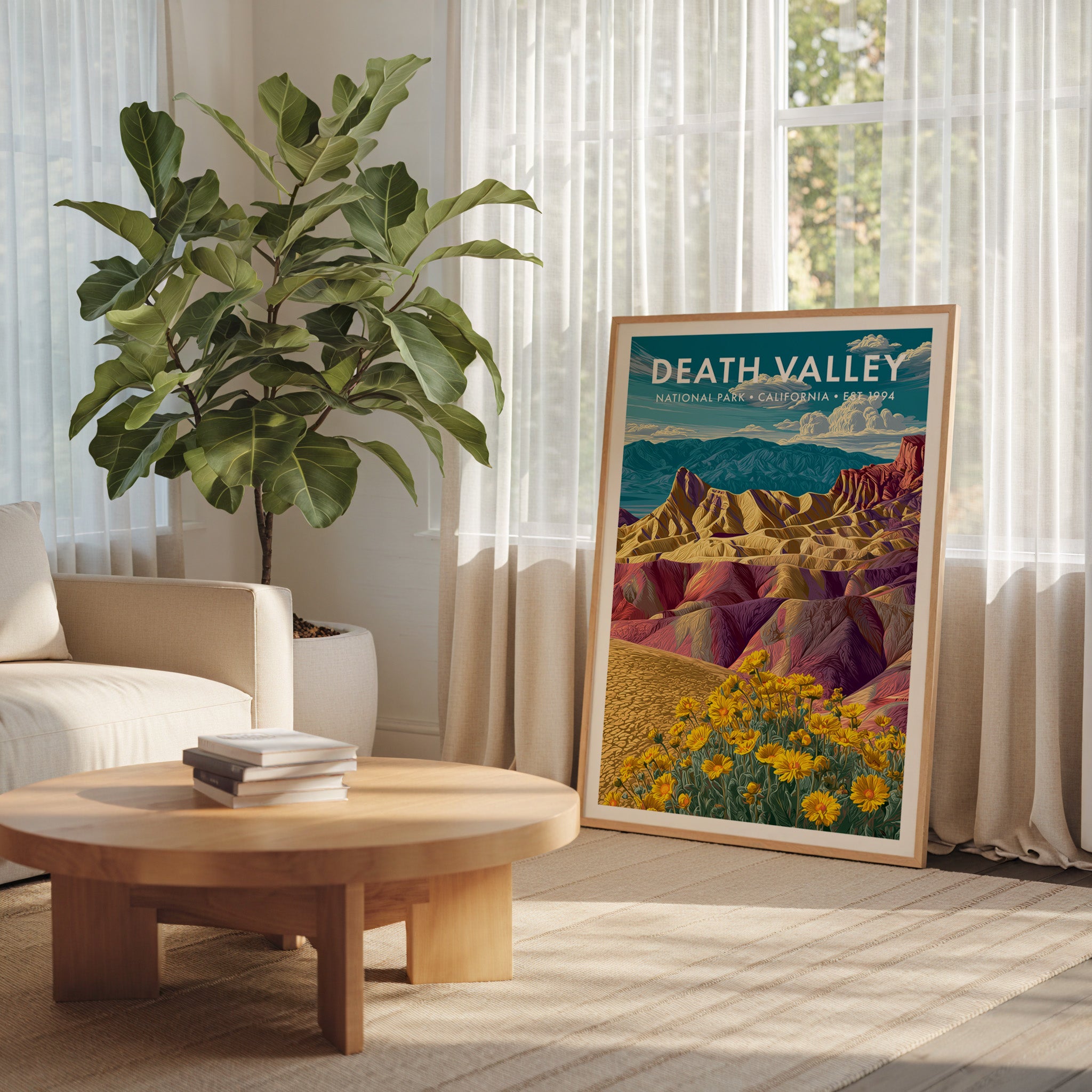 Retro Death Valley National Park Print