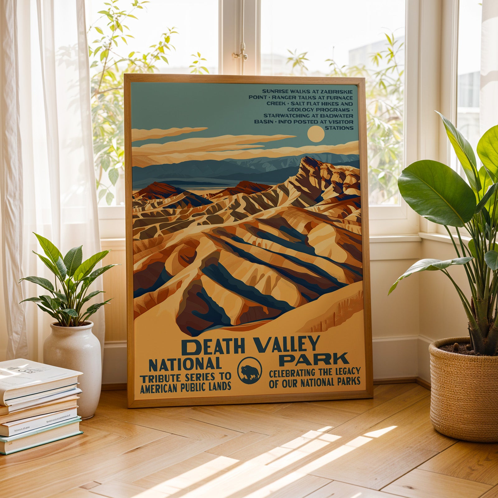 Death Valley National Park Vintage WPA Art