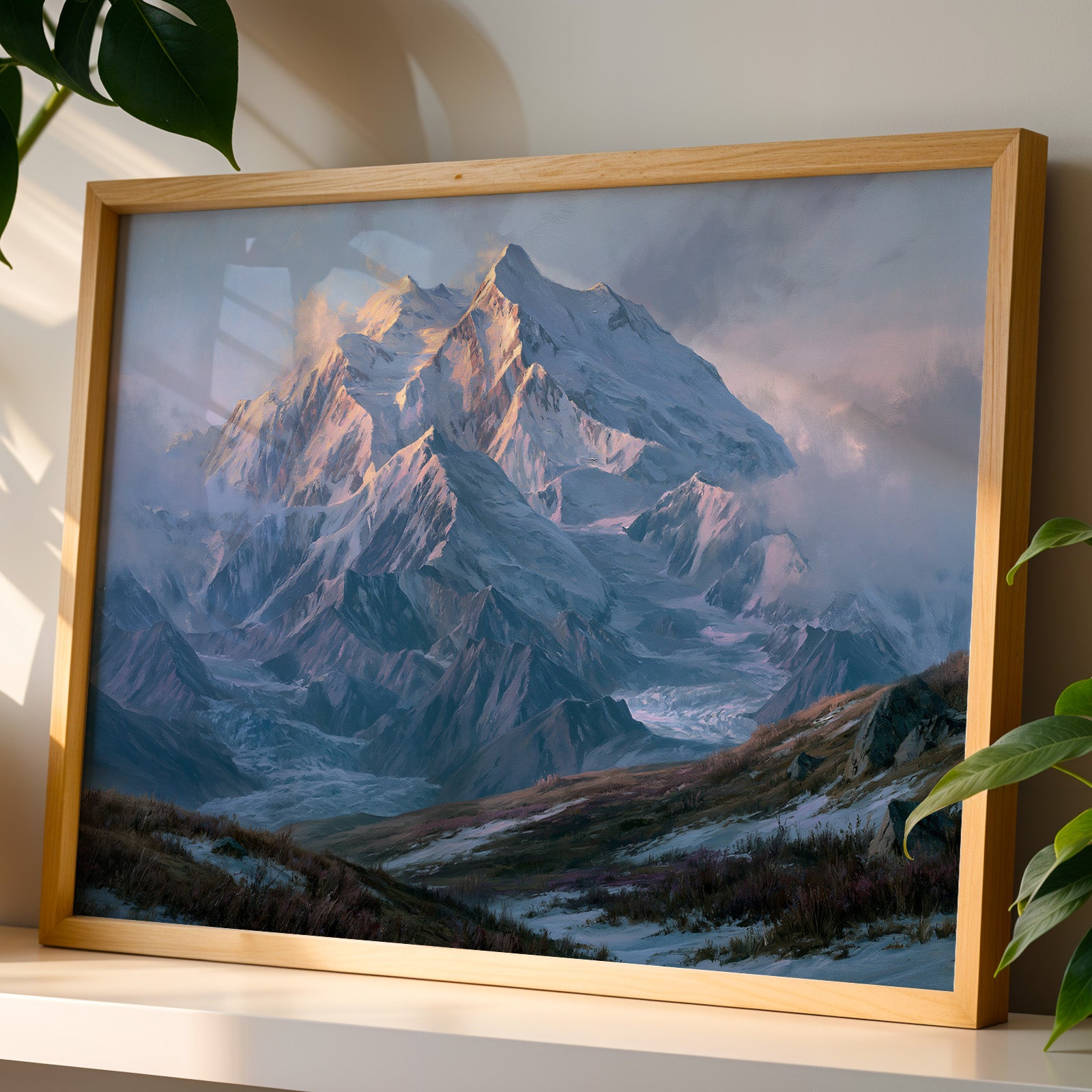 Denali National Park Classical Oil Painting