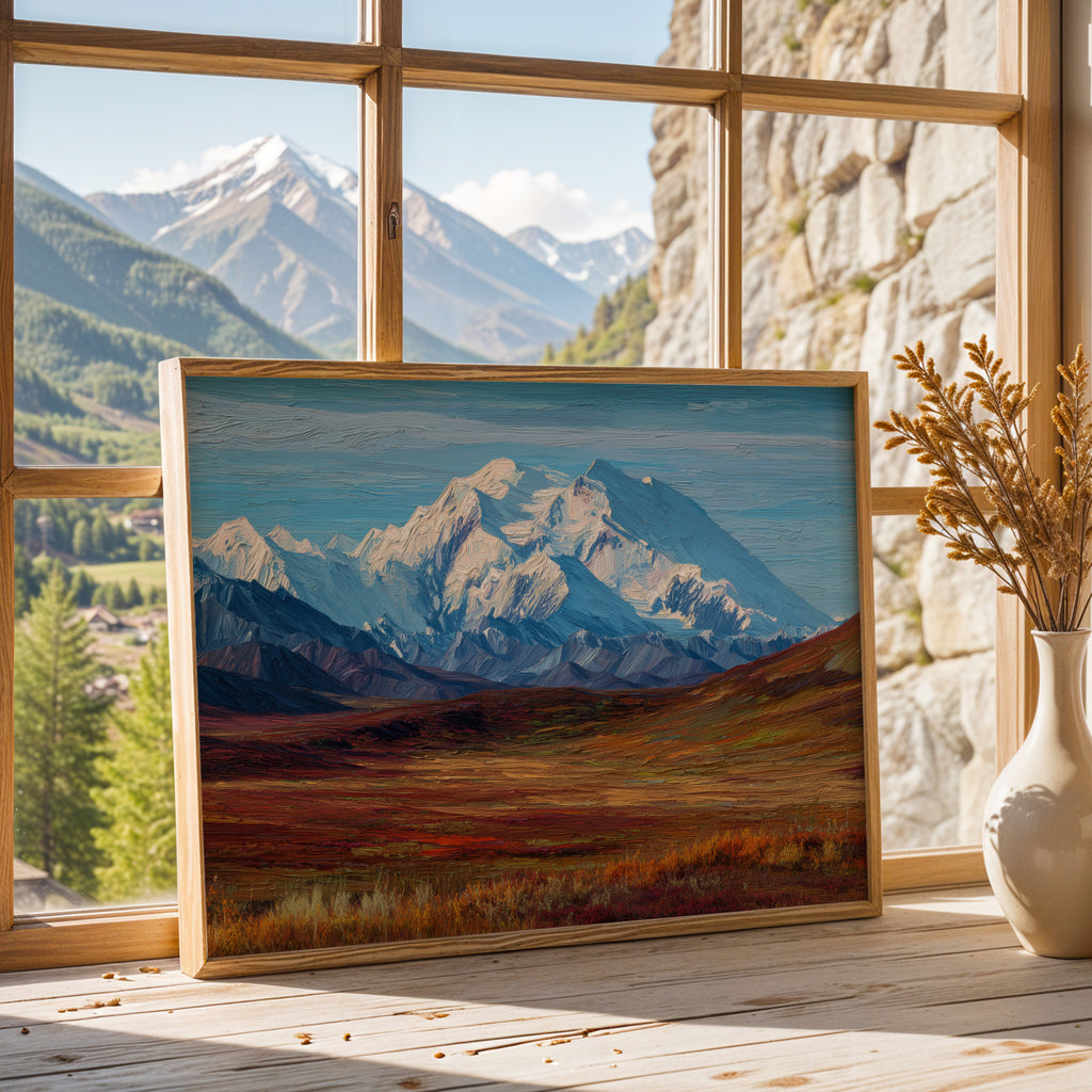 Denali National Park Oil Painting