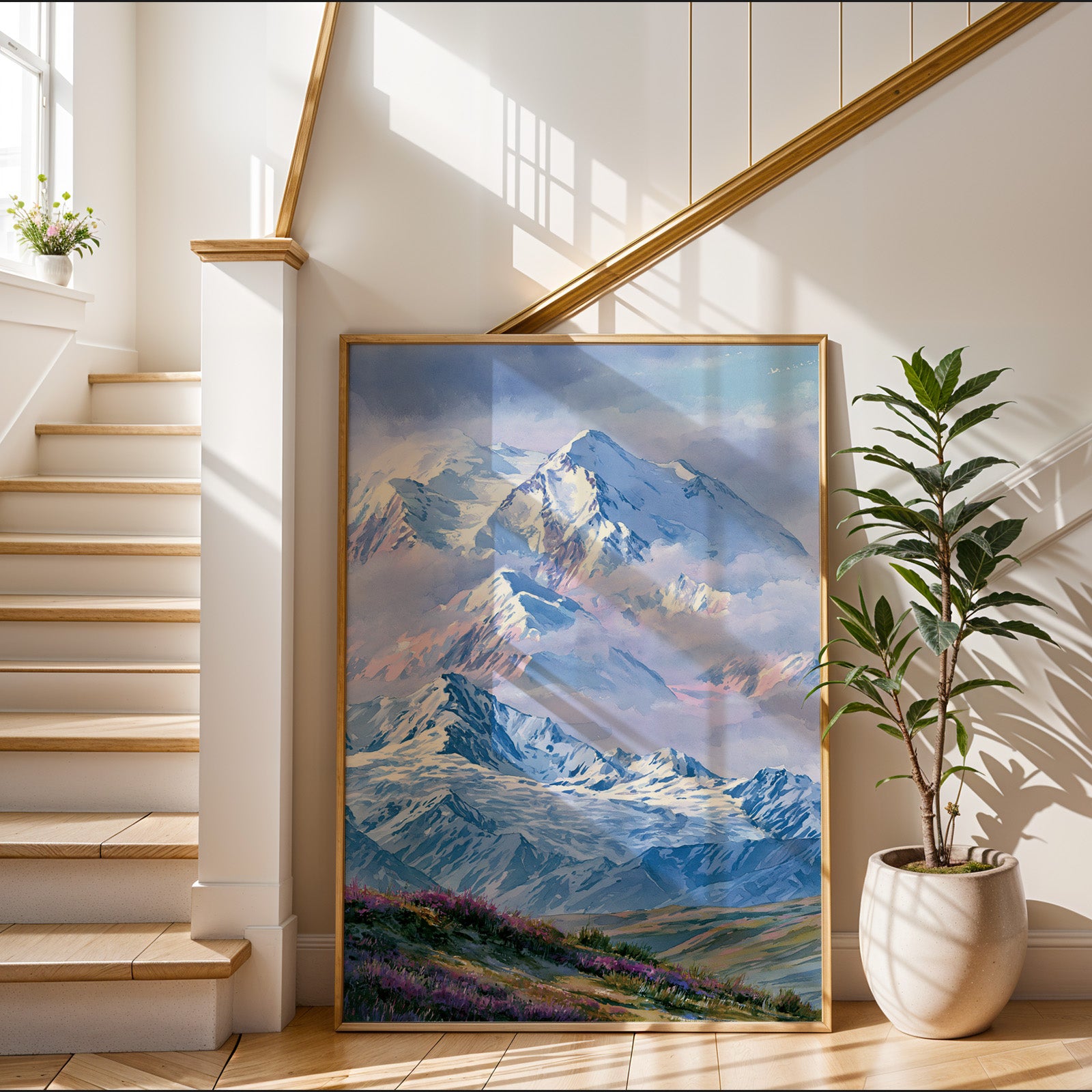 Denali National Park Watercolor Art