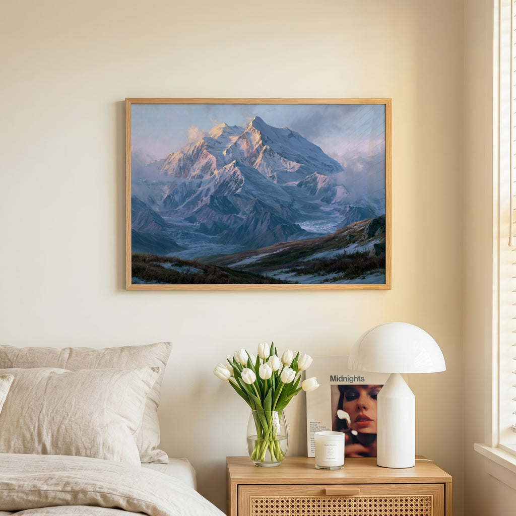 Denali National Park Classical Oil Painting