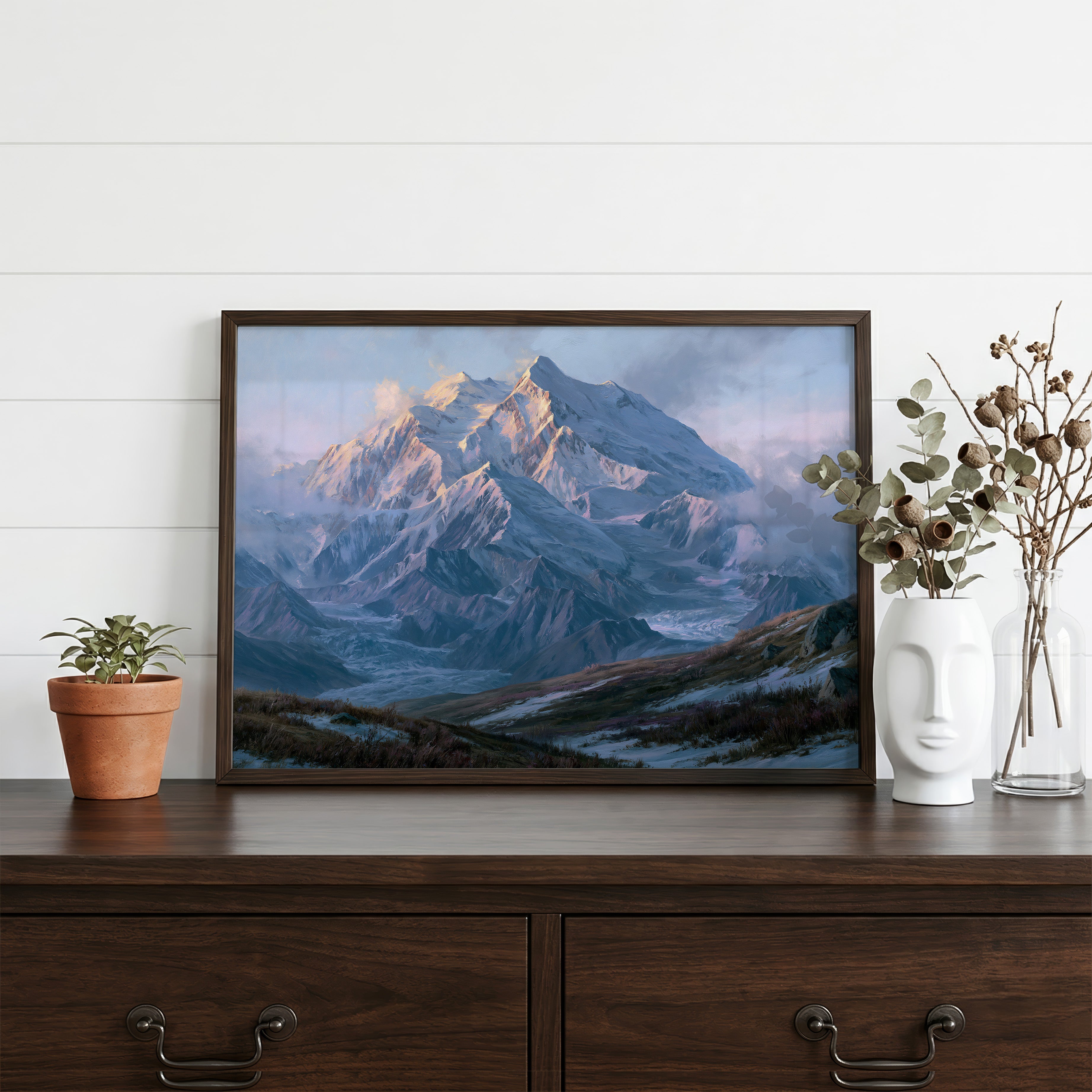 Denali National Park Classical Oil Painting