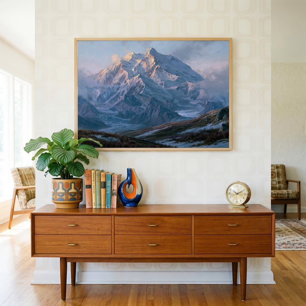 Denali National Park Classical Oil Painting