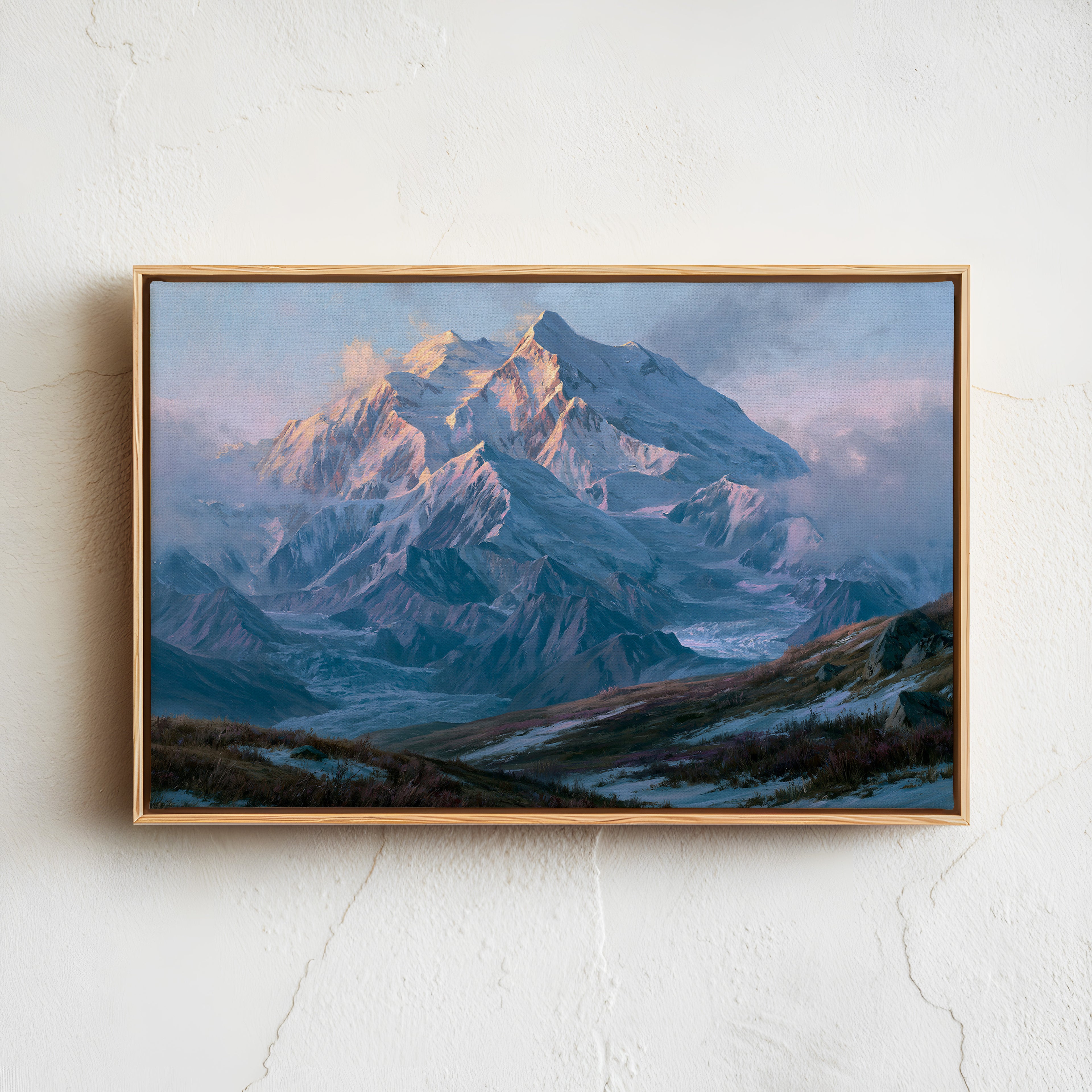 Denali National Park Classical Oil Painting