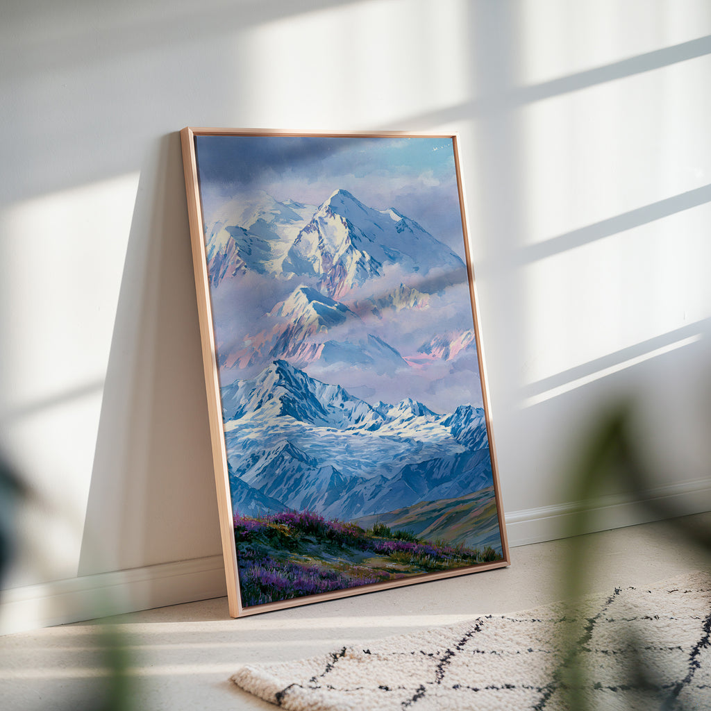 Denali National Park Watercolor Art