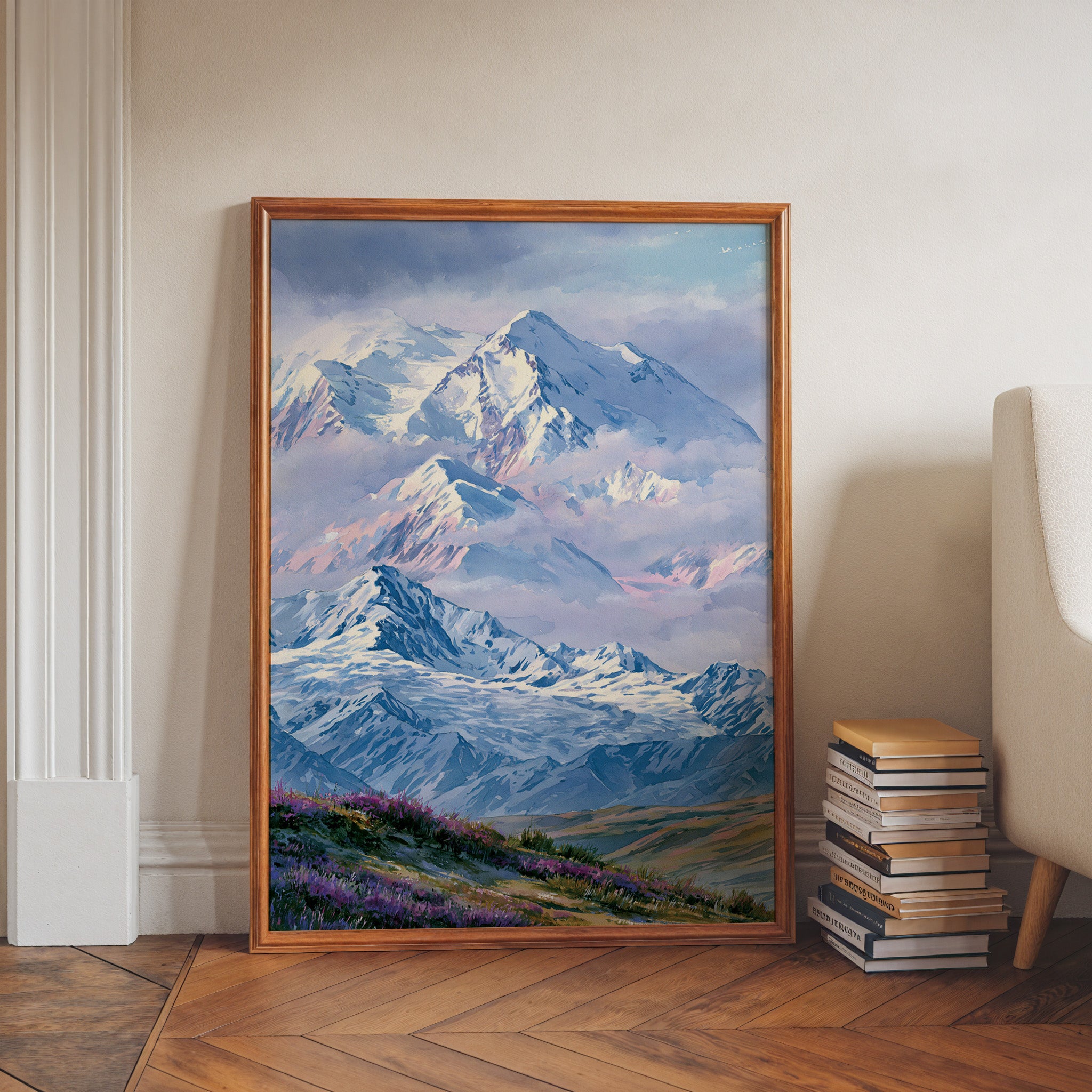 Denali National Park Watercolor Art