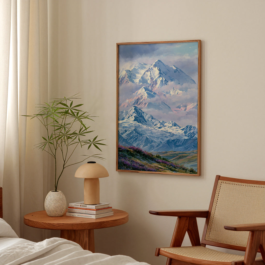 Denali National Park Watercolor Art
