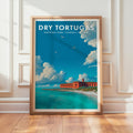 Retro Dry Tortugas National Park Print