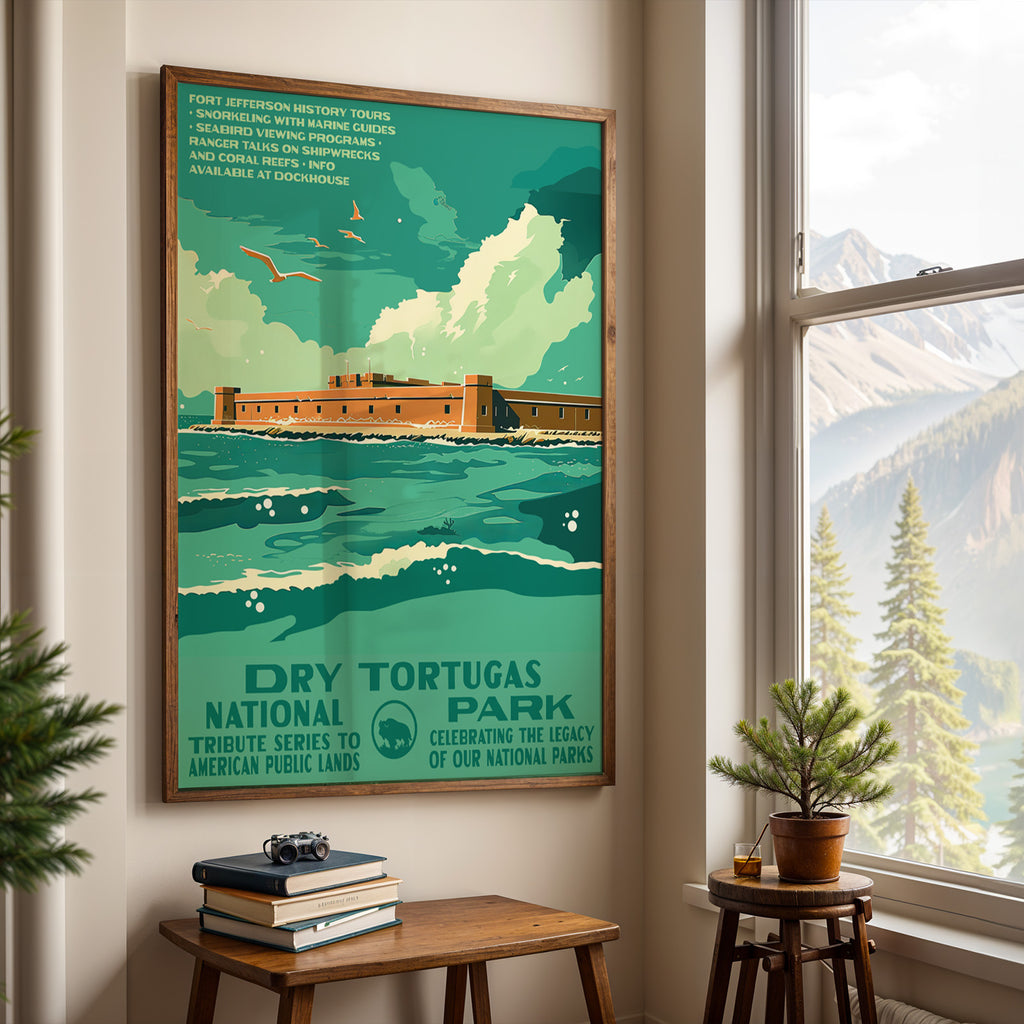 Dry Tortugas National Park Vintage WPA Art
