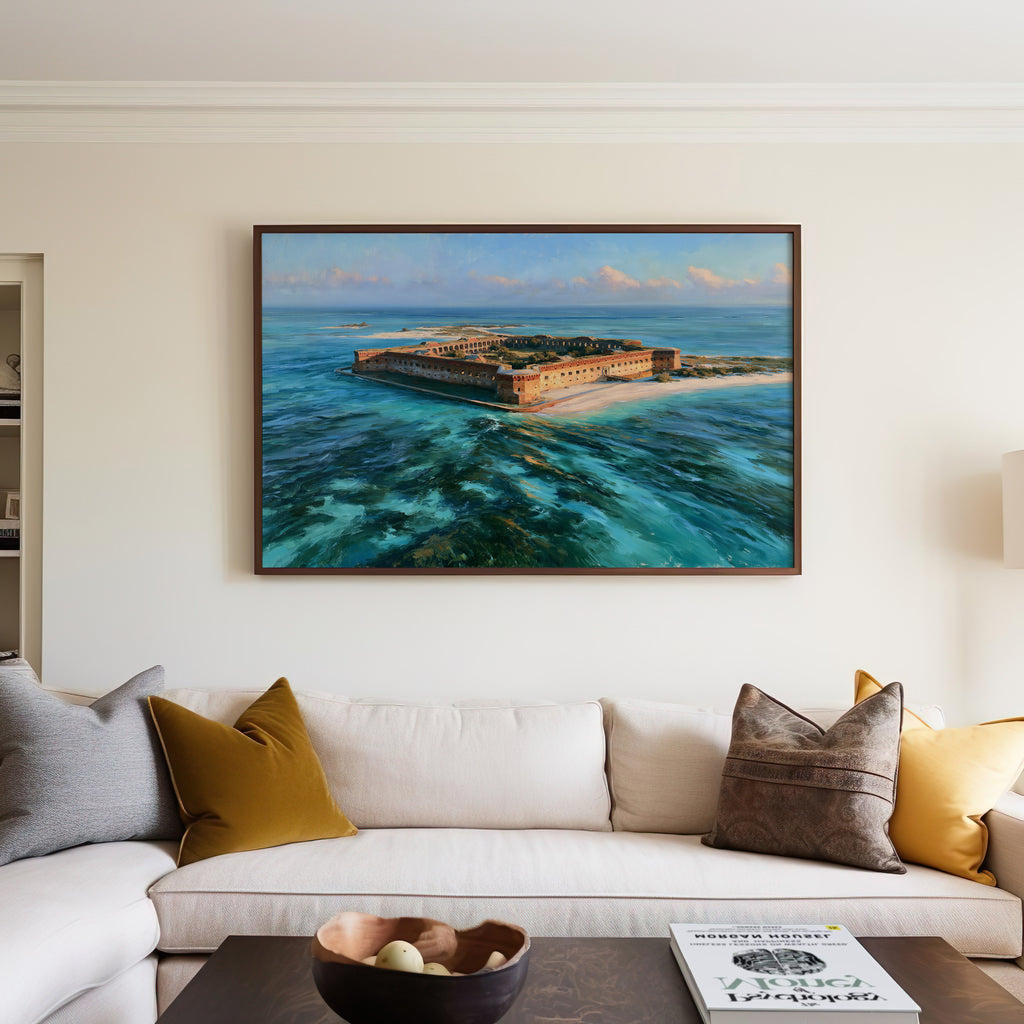 Dry Tortugas National Park Classical Oil Painting