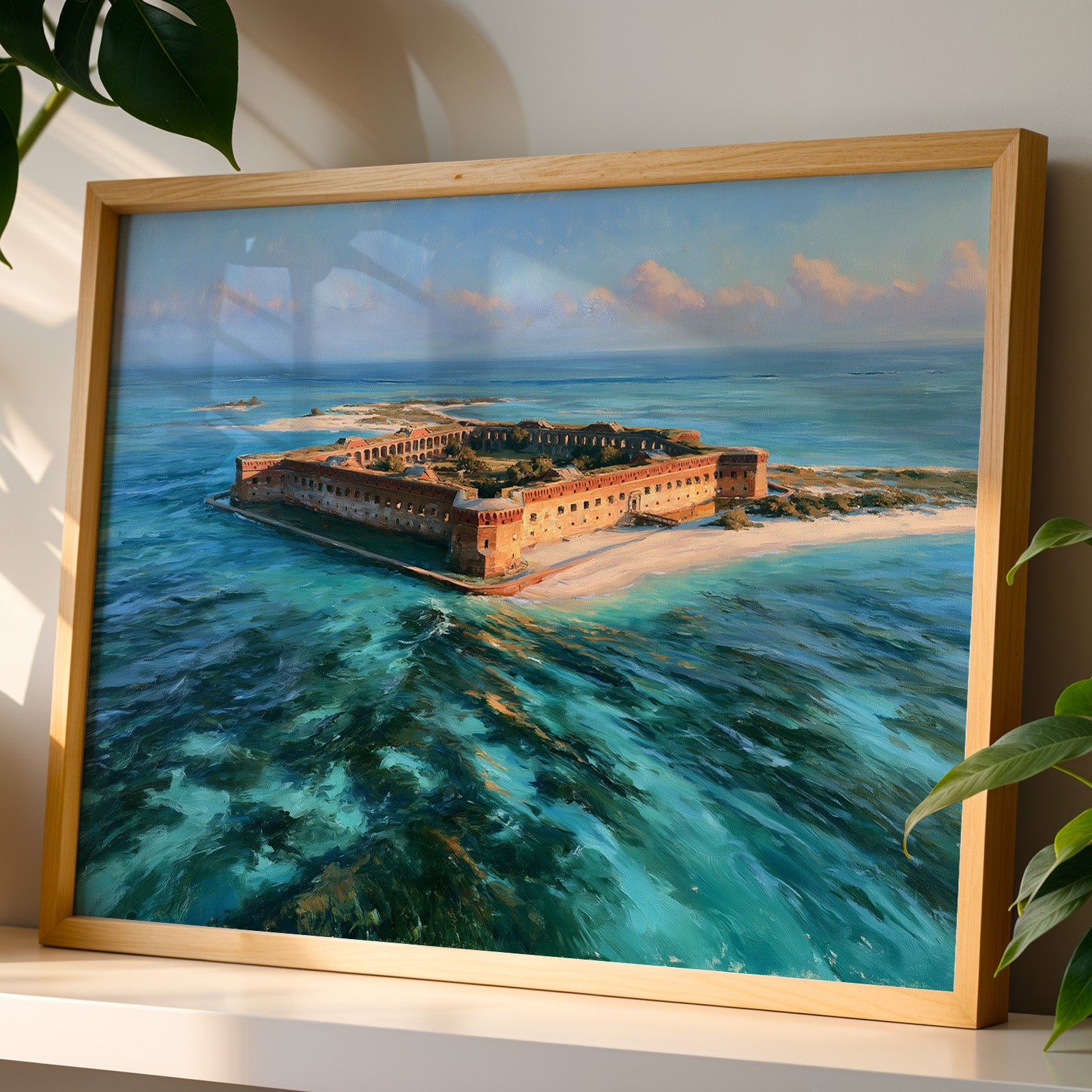 Dry Tortugas National Park Classical Oil Painting