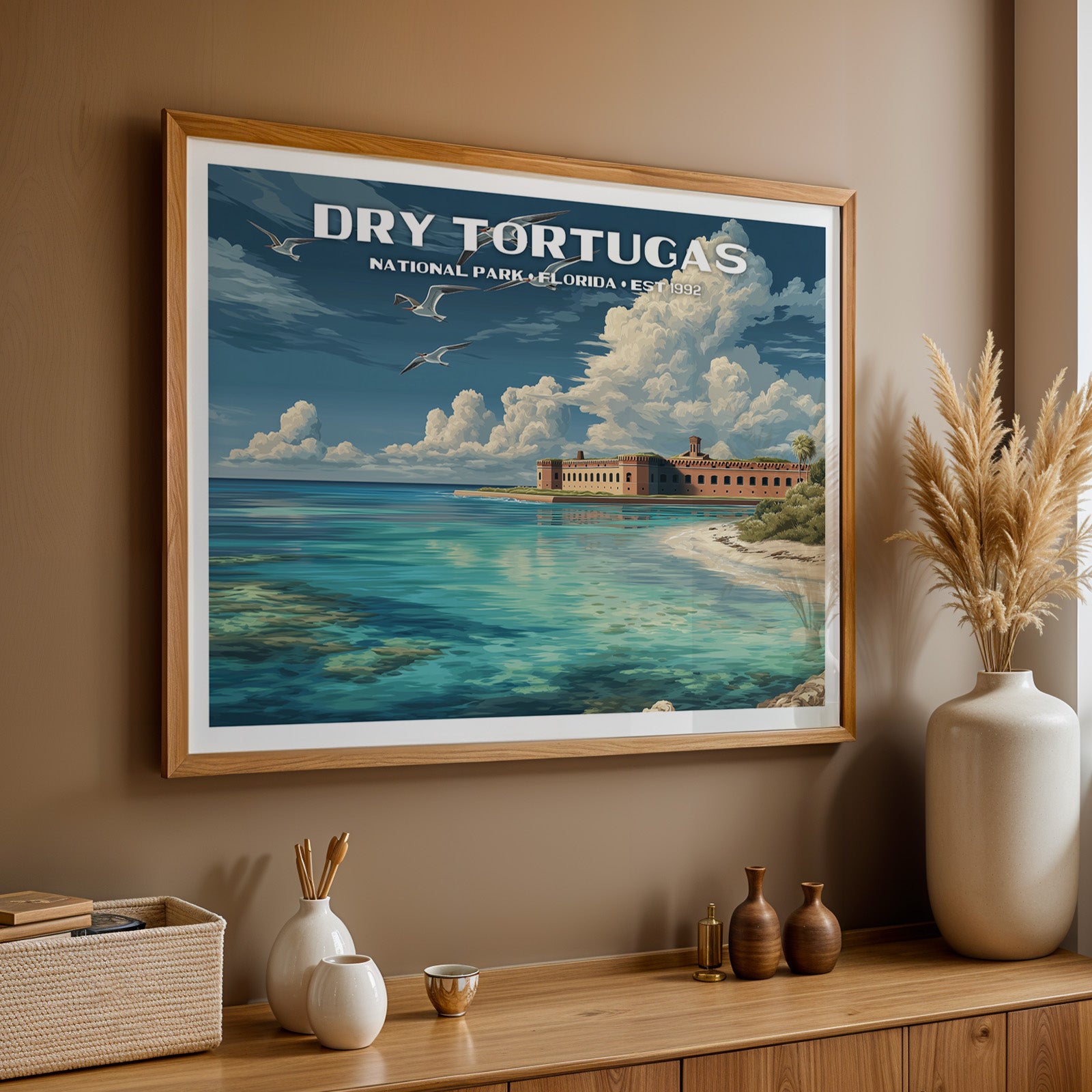 Dry Tortugas National Park Horizontal Vintage Art