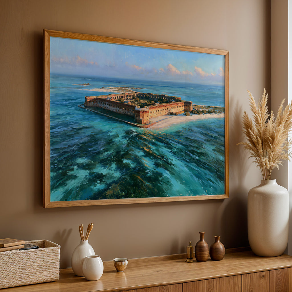 Dry Tortugas National Park Classical Oil Painting