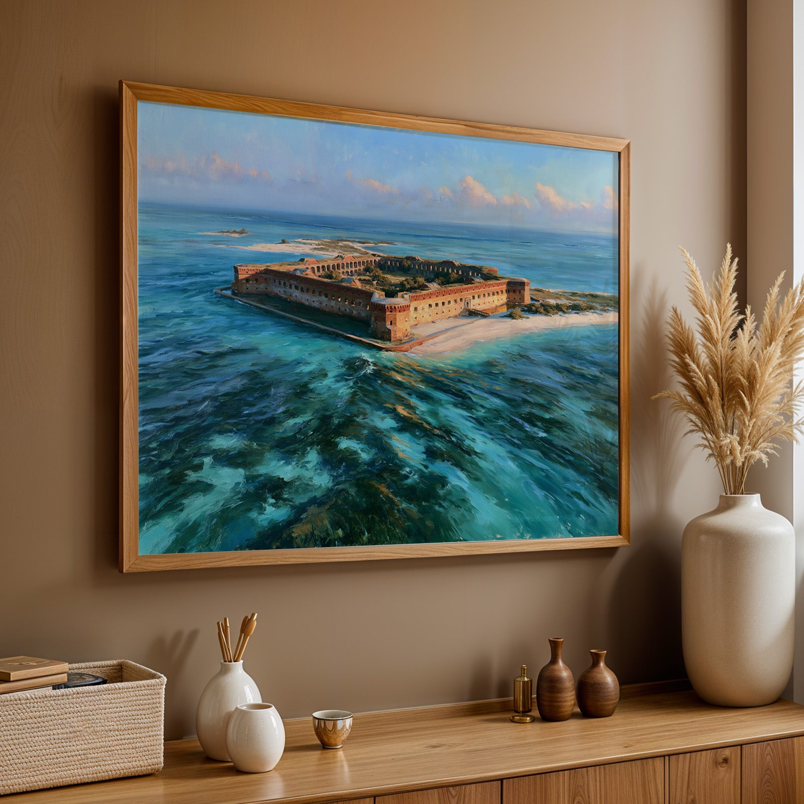Dry Tortugas National Park Classical Oil Painting
