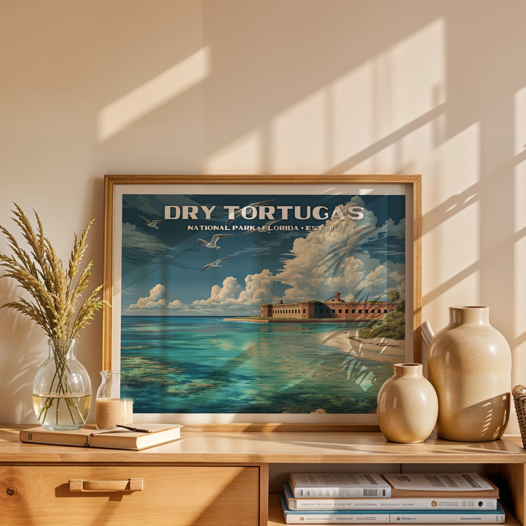 Dry Tortugas National Park Horizontal Vintage Art