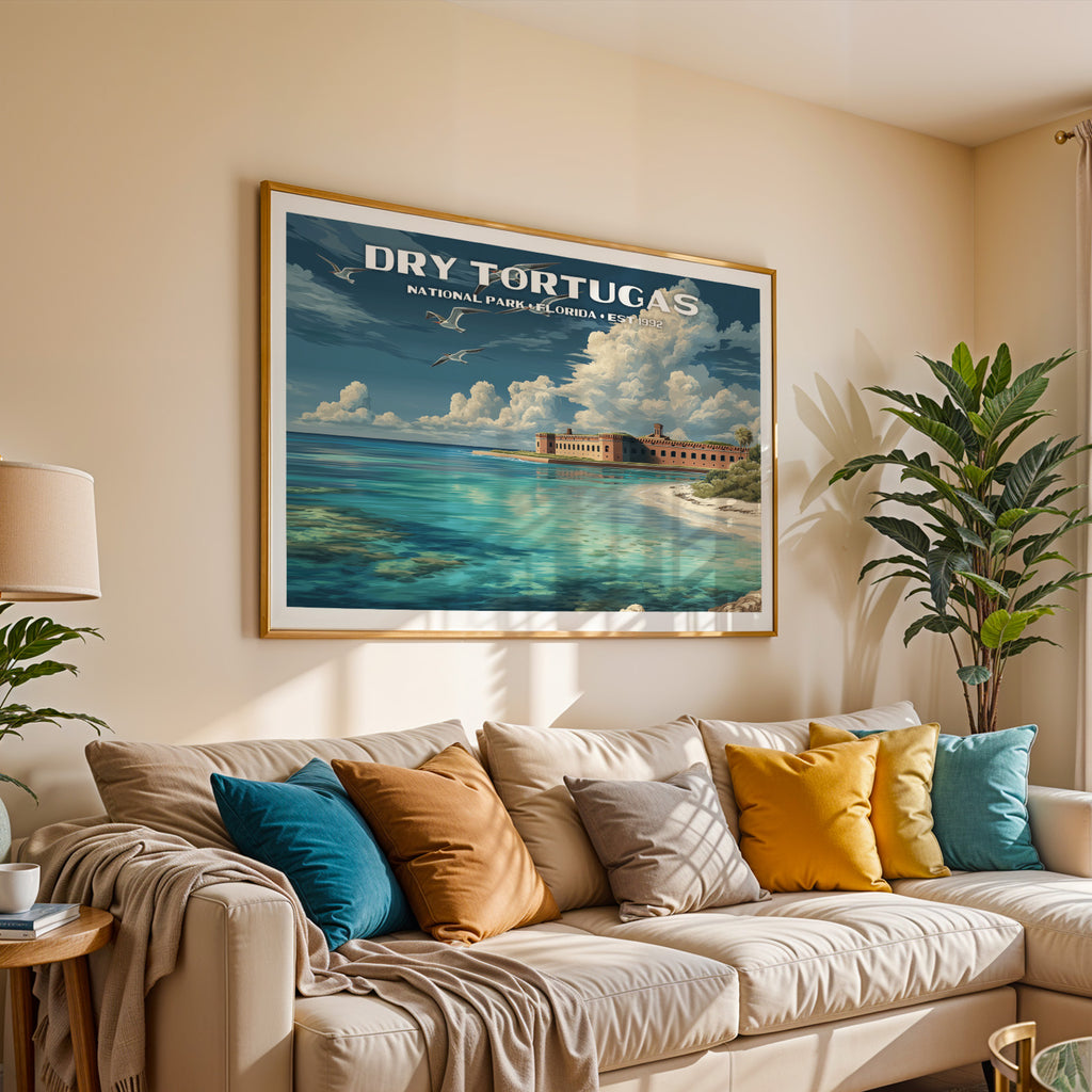 Dry Tortugas National Park Horizontal Vintage Art