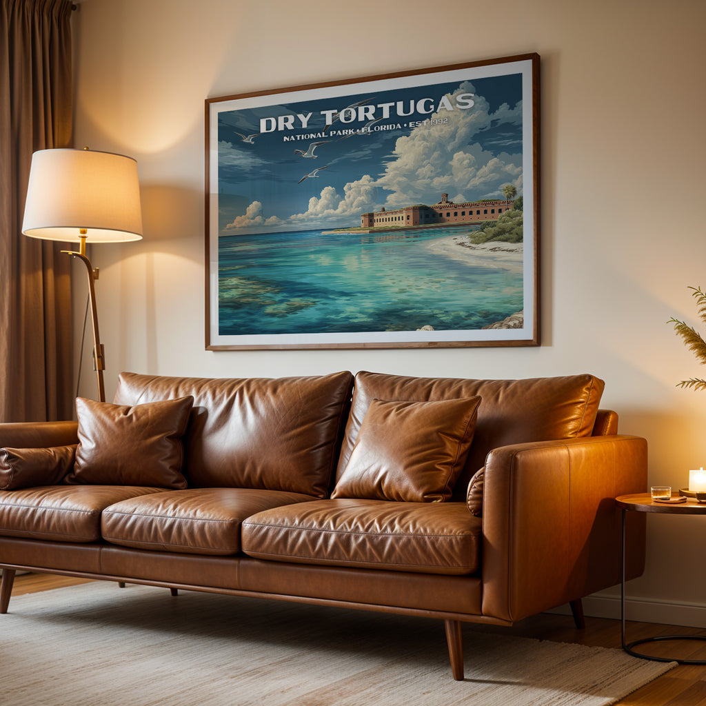 Dry Tortugas National Park Horizontal Vintage Art