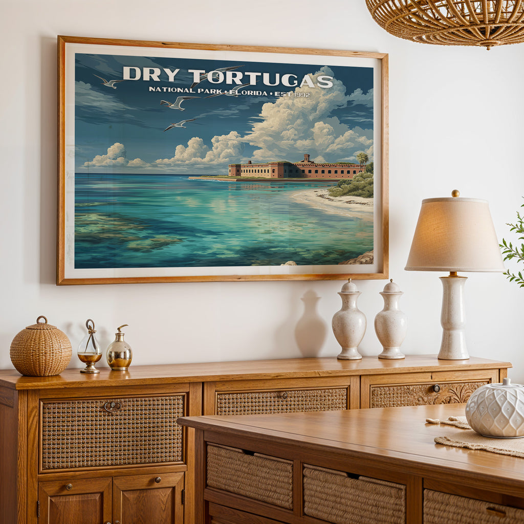 Dry Tortugas National Park Horizontal Vintage Art