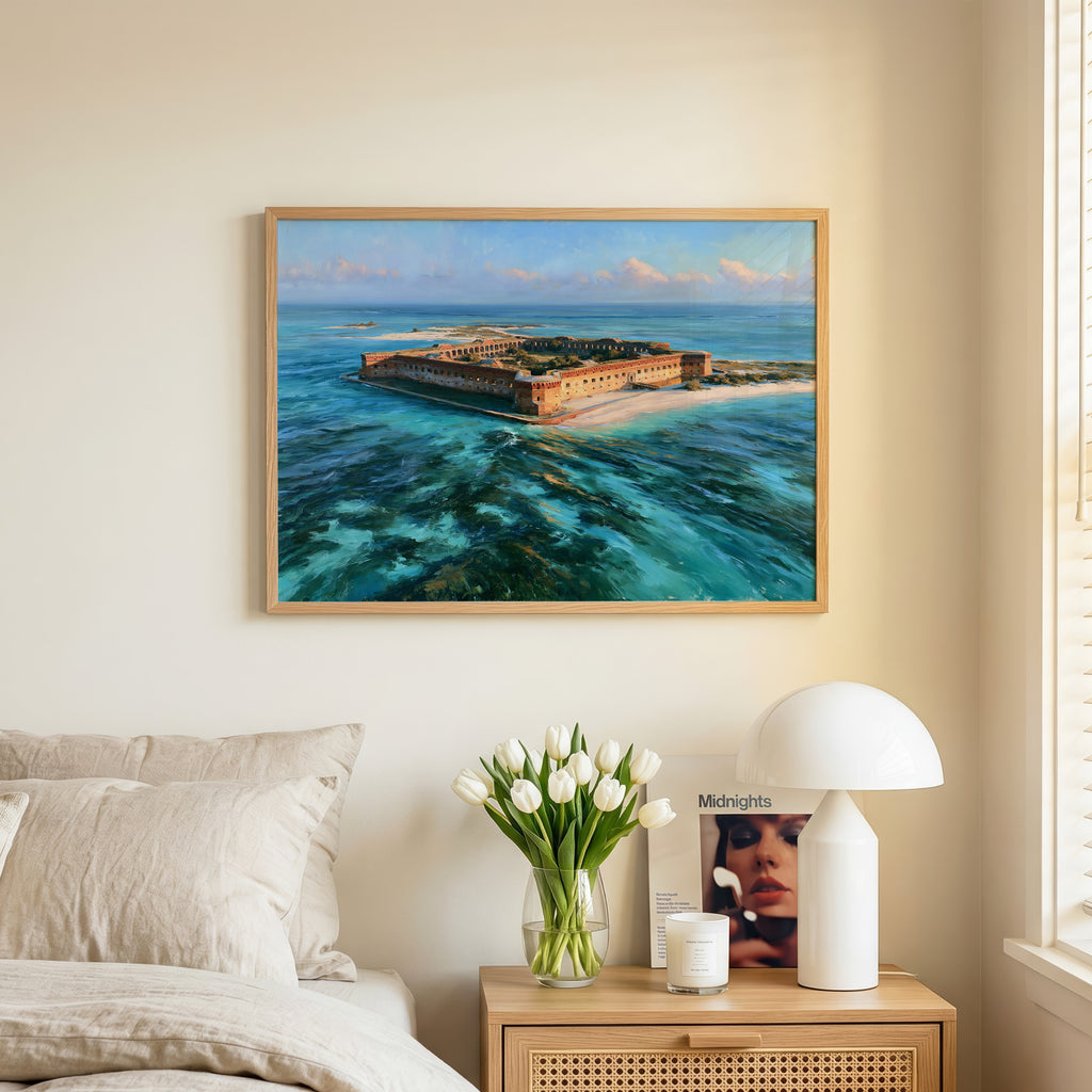 Dry Tortugas National Park Classical Oil Painting