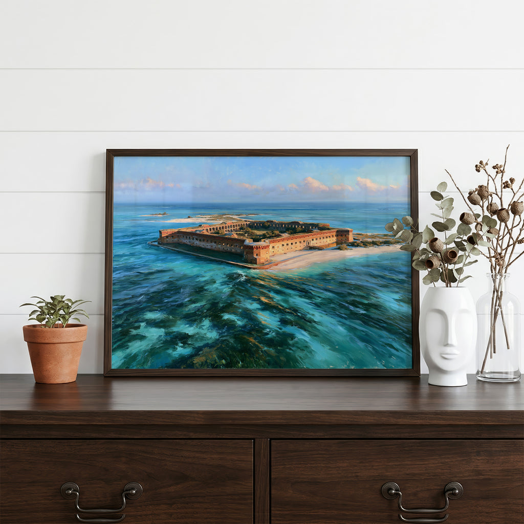 Dry Tortugas National Park Classical Oil Painting