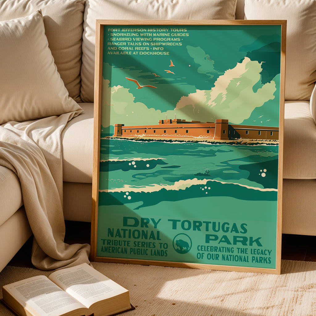 Dry Tortugas National Park Vintage WPA Art