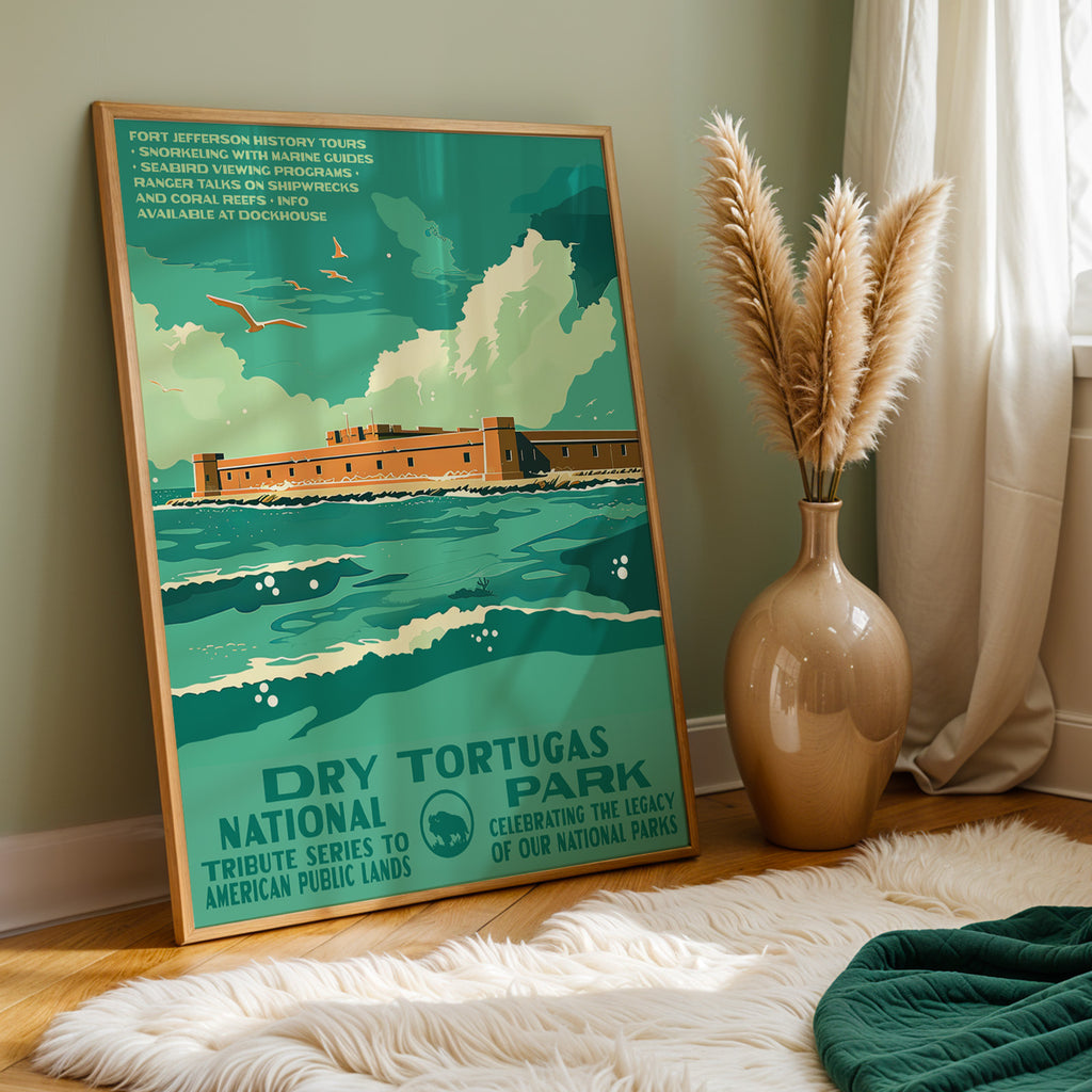 Dry Tortugas National Park Vintage WPA Art
