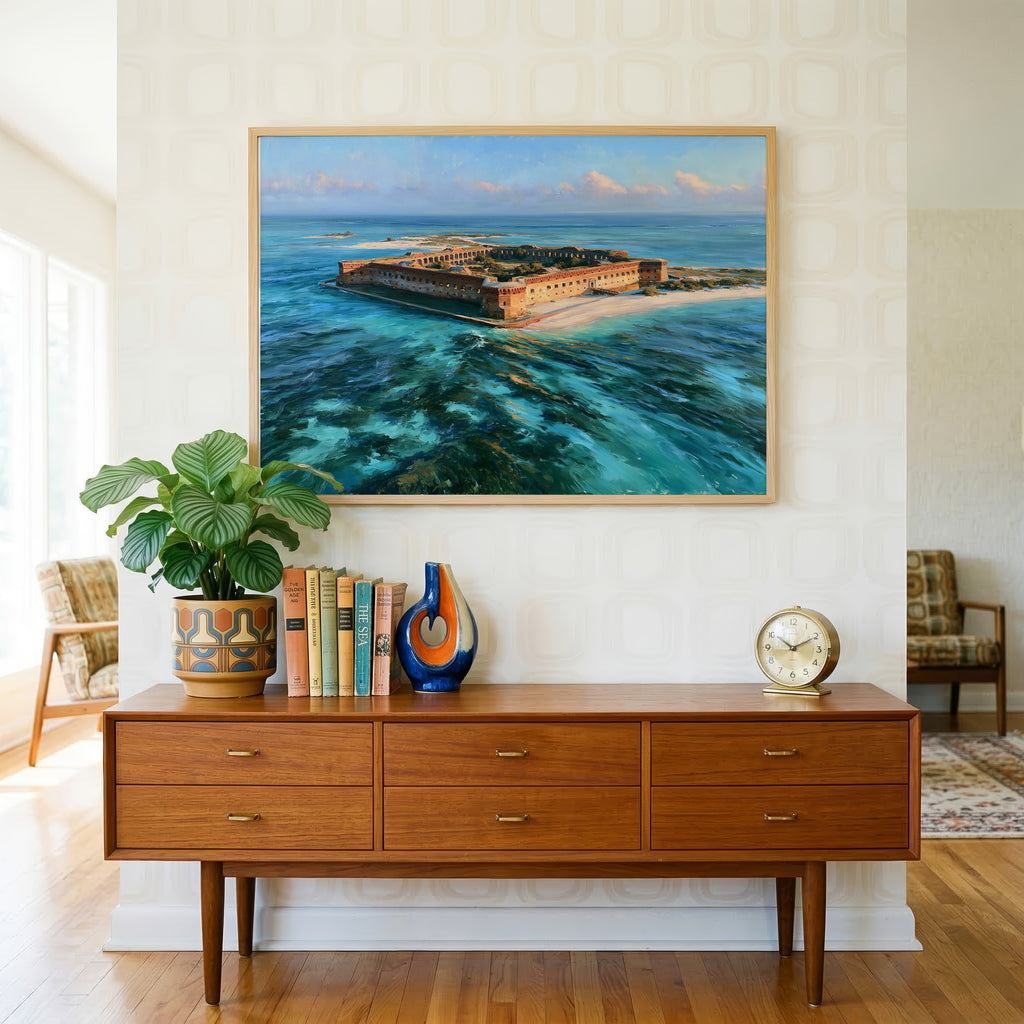 Dry Tortugas National Park Classical Oil Painting