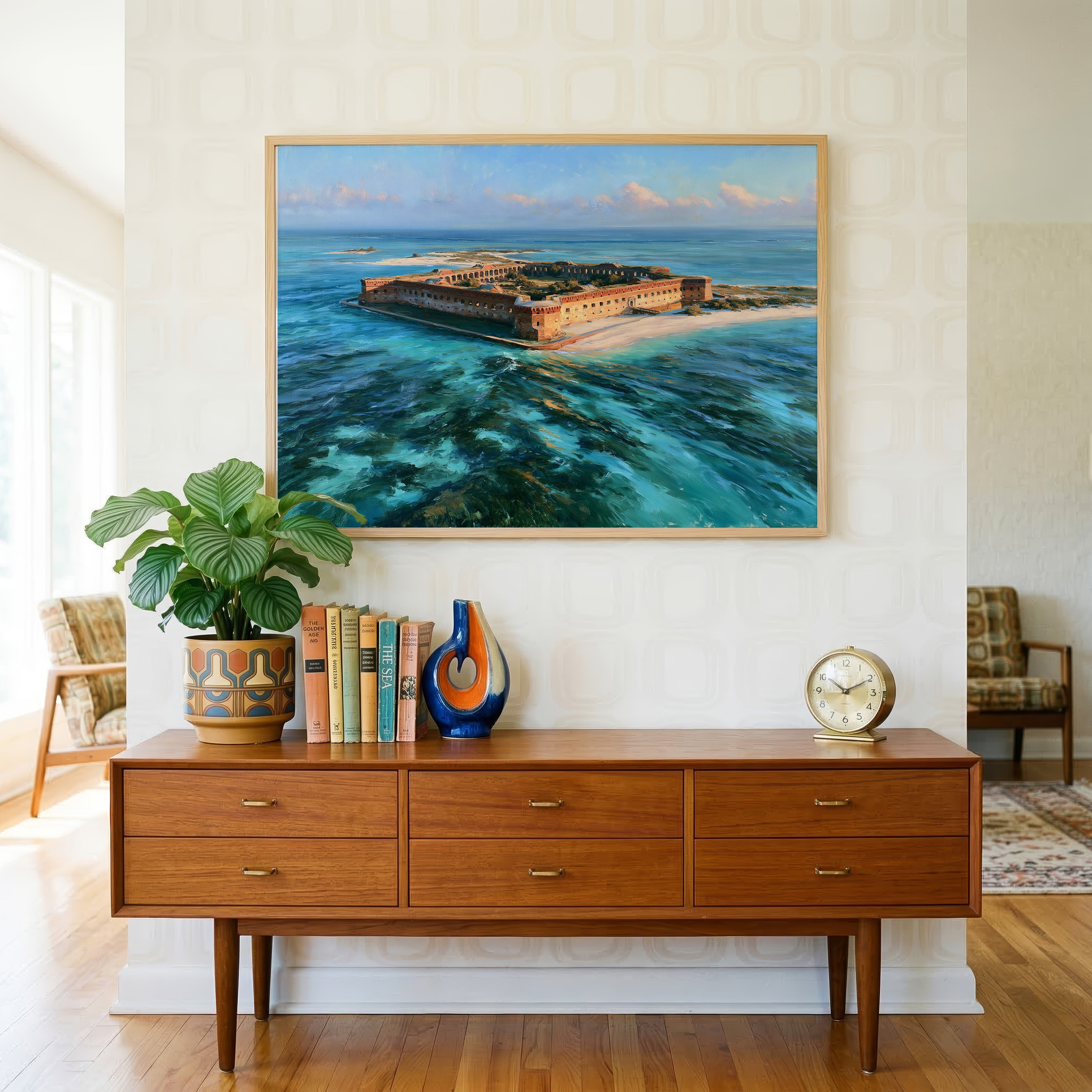 Dry Tortugas National Park Classical Oil Painting
