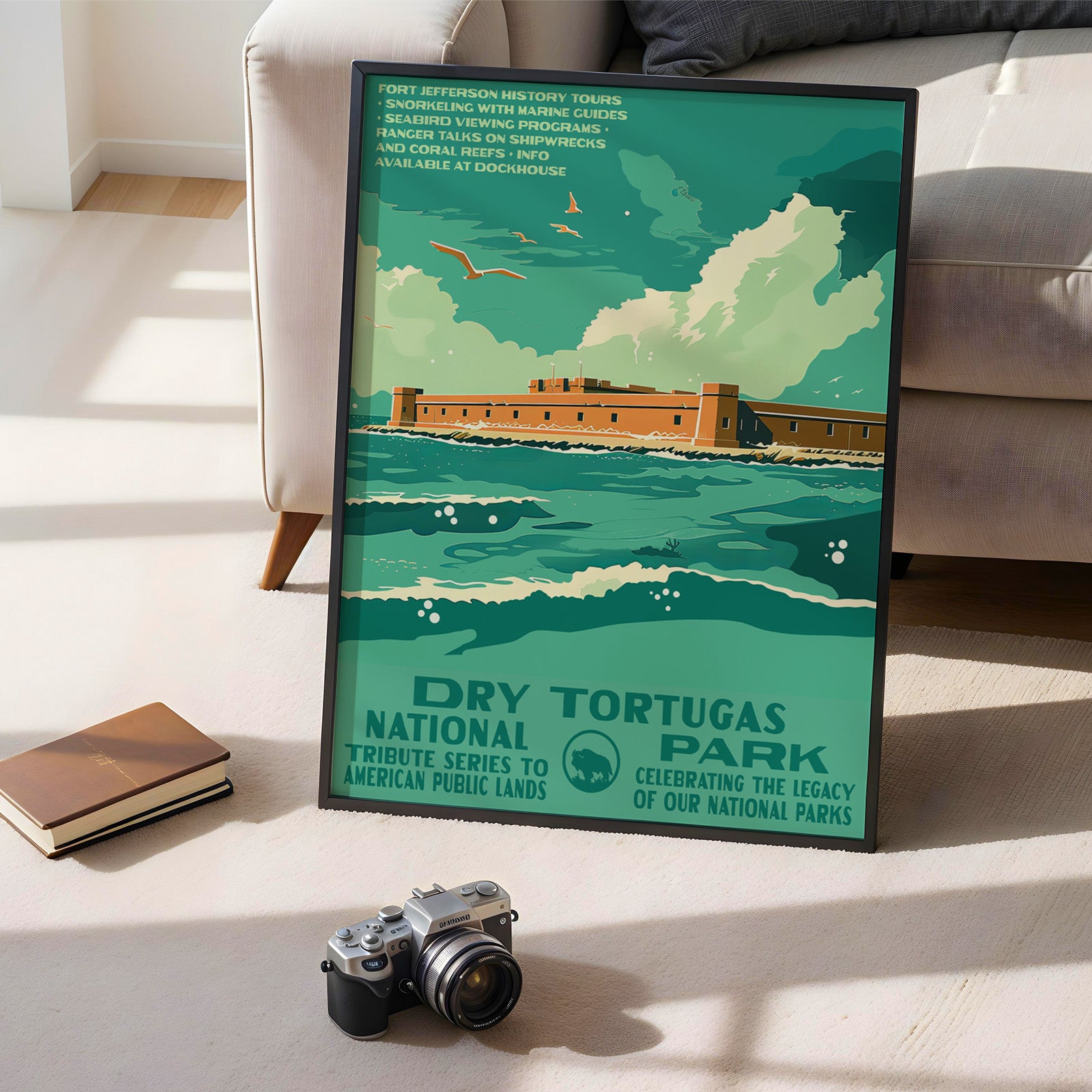 Dry Tortugas National Park Vintage WPA Art