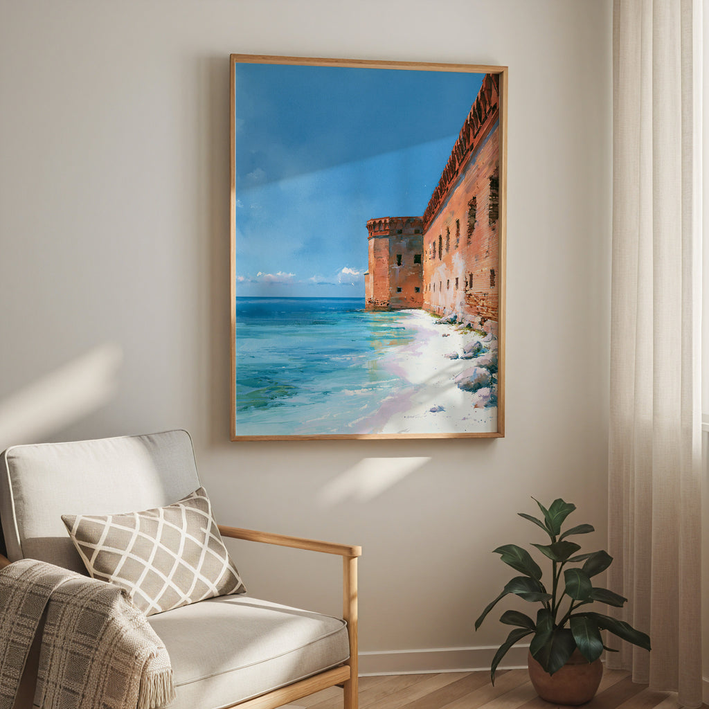 Dry Tortugas National Park Watercolor Art
