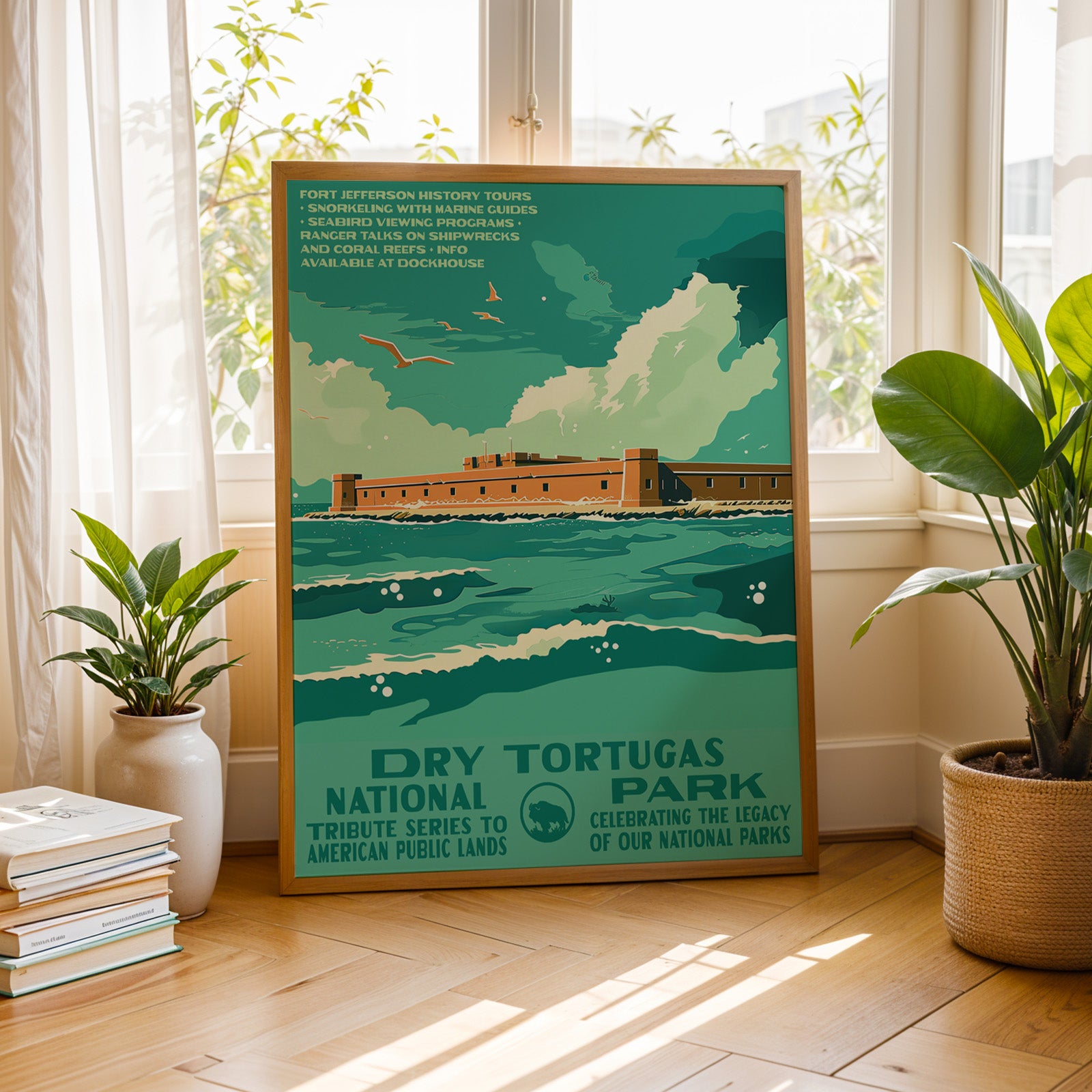 Dry Tortugas National Park Vintage WPA Art