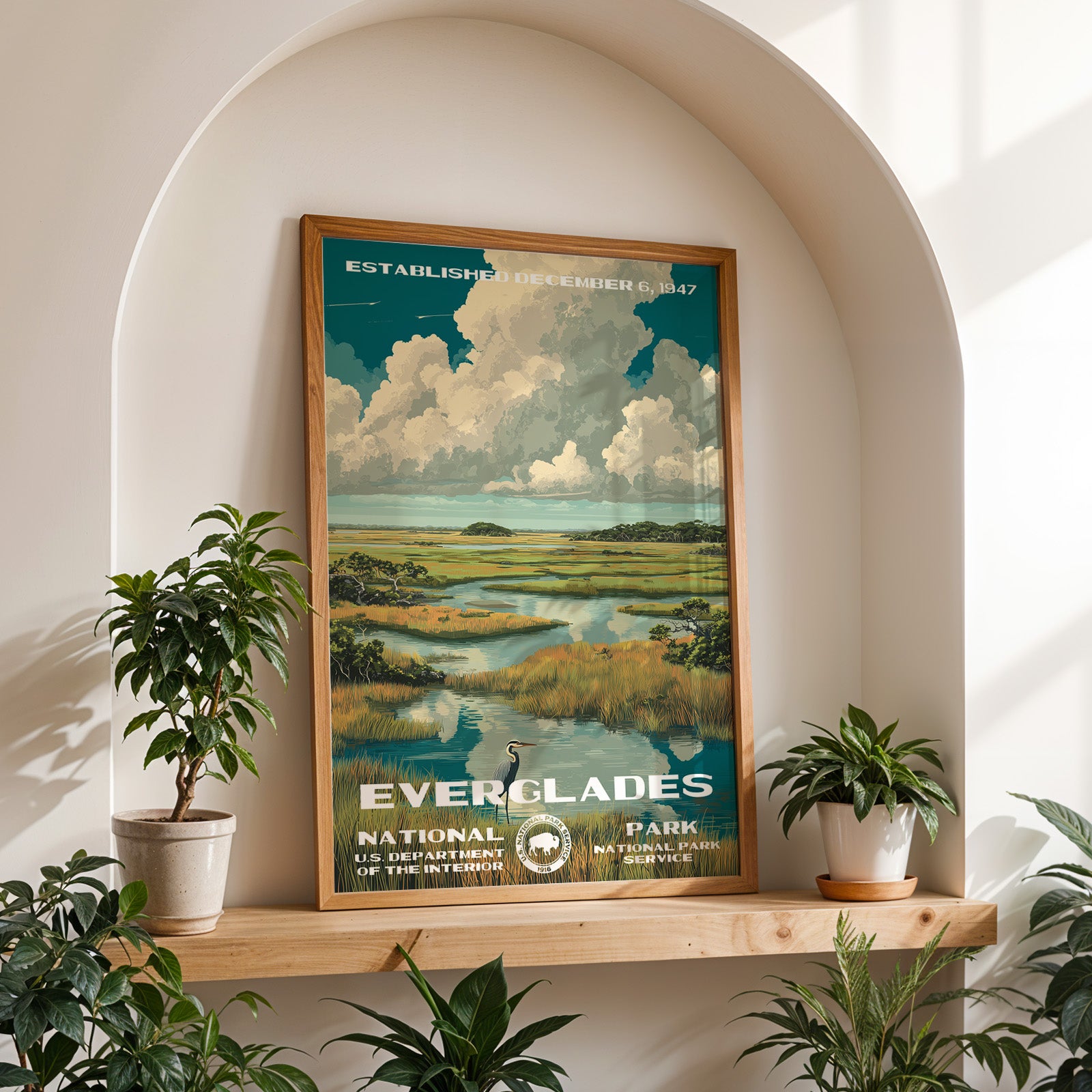 Everglades National Park Vintage WPA