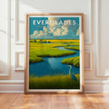 Retro Everglades National Park Print