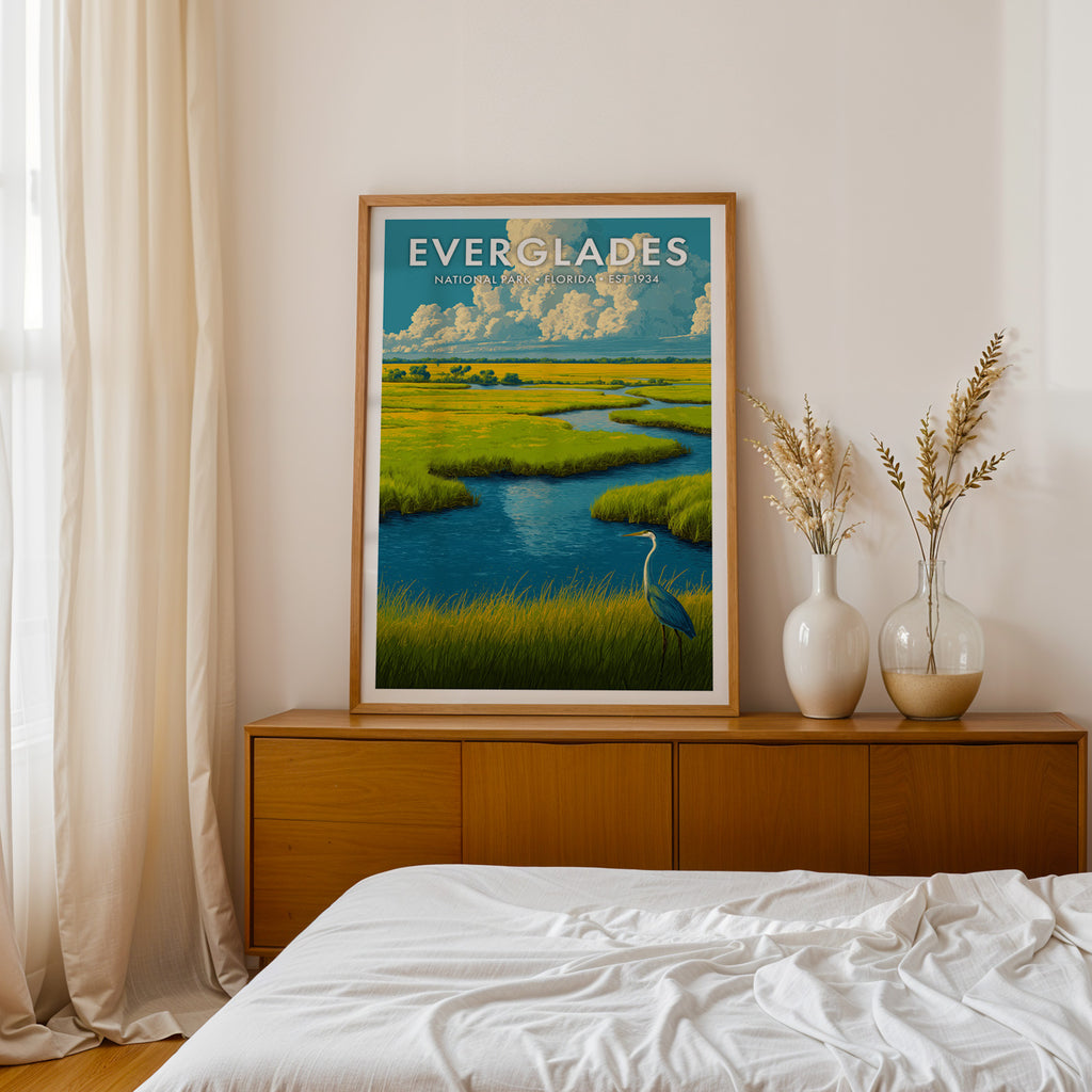 Retro Everglades National Park Print