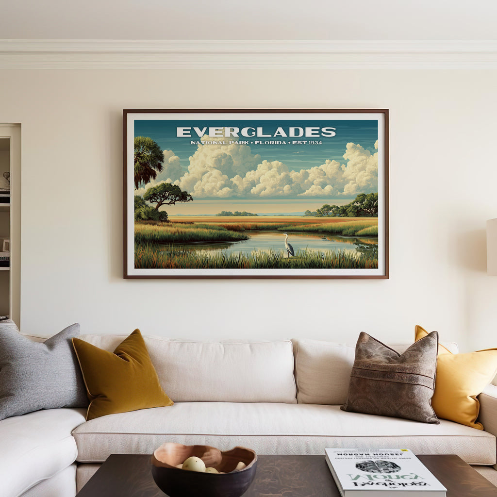 Everglades National Park Horizontal Vintage Art