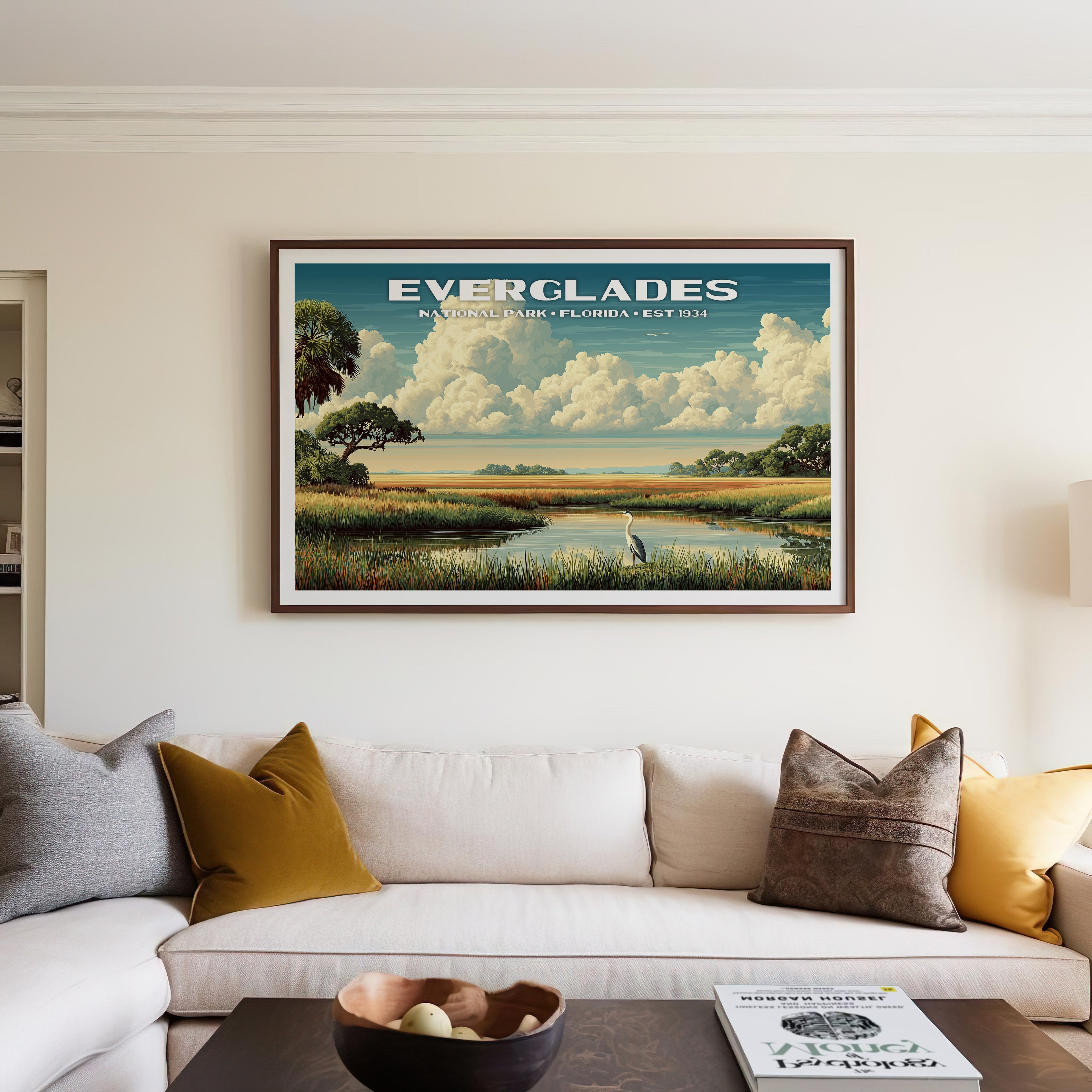 Everglades National Park Horizontal Vintage Art