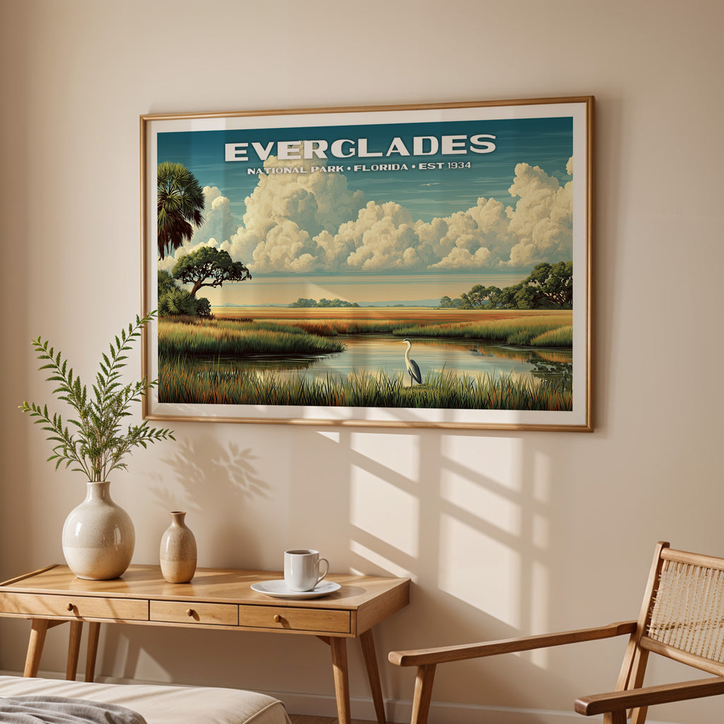 Everglades National Park Horizontal Vintage Art