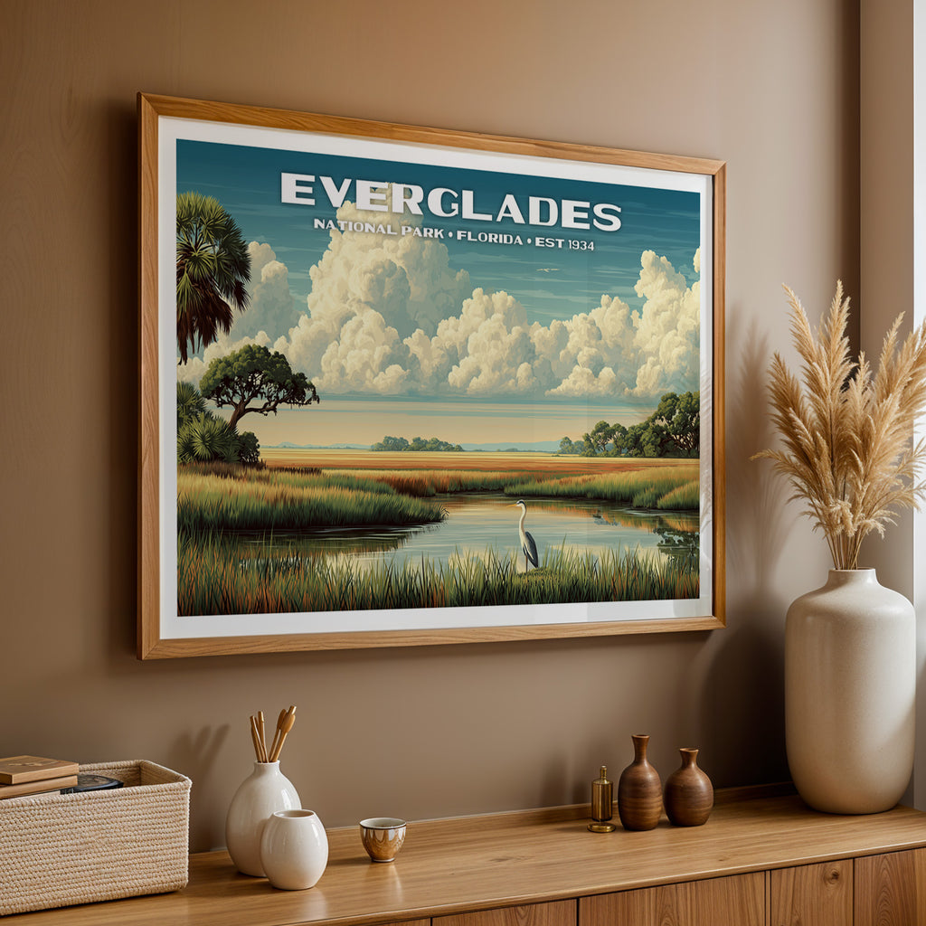 Everglades National Park Horizontal Vintage Art