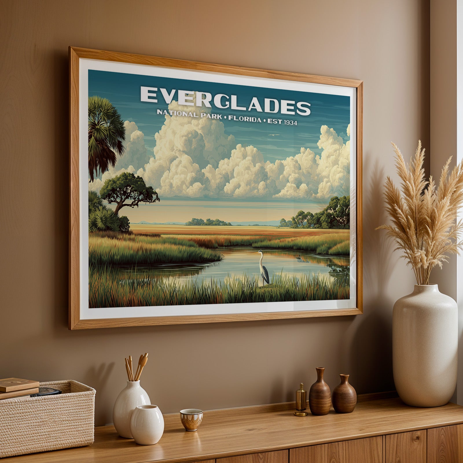 Everglades National Park Horizontal Vintage Art