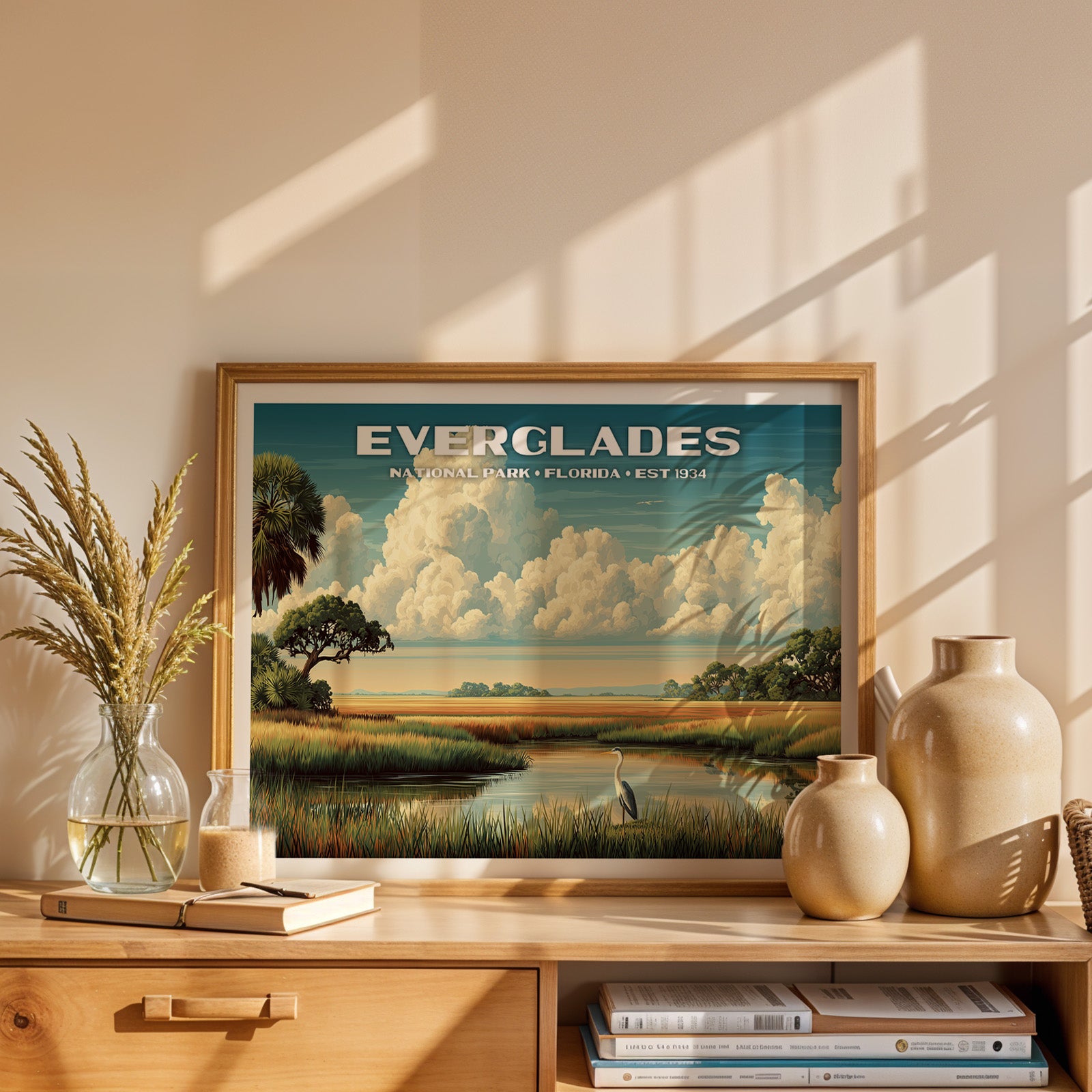 Everglades National Park Horizontal Vintage Art