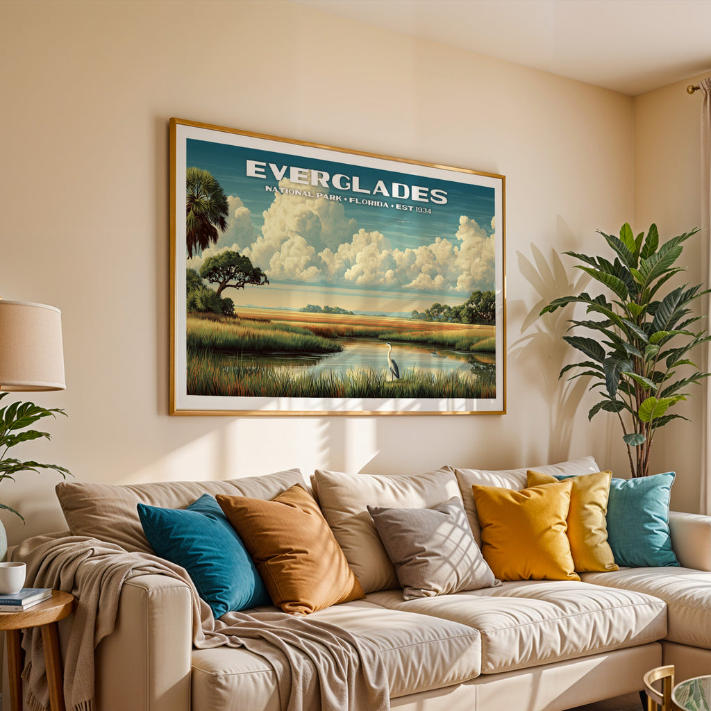 Everglades National Park Horizontal Vintage Art