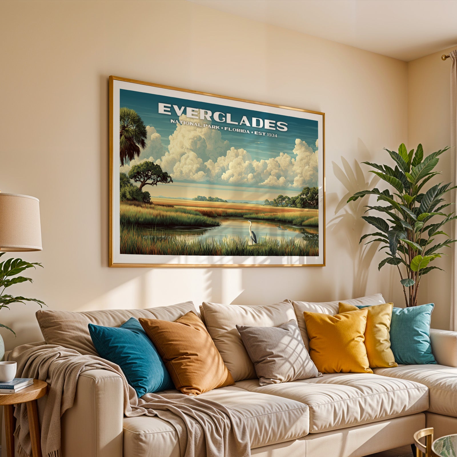 Everglades National Park Horizontal Vintage Art