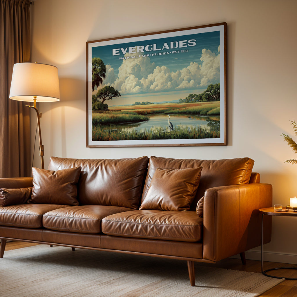 Everglades National Park Horizontal Vintage Art