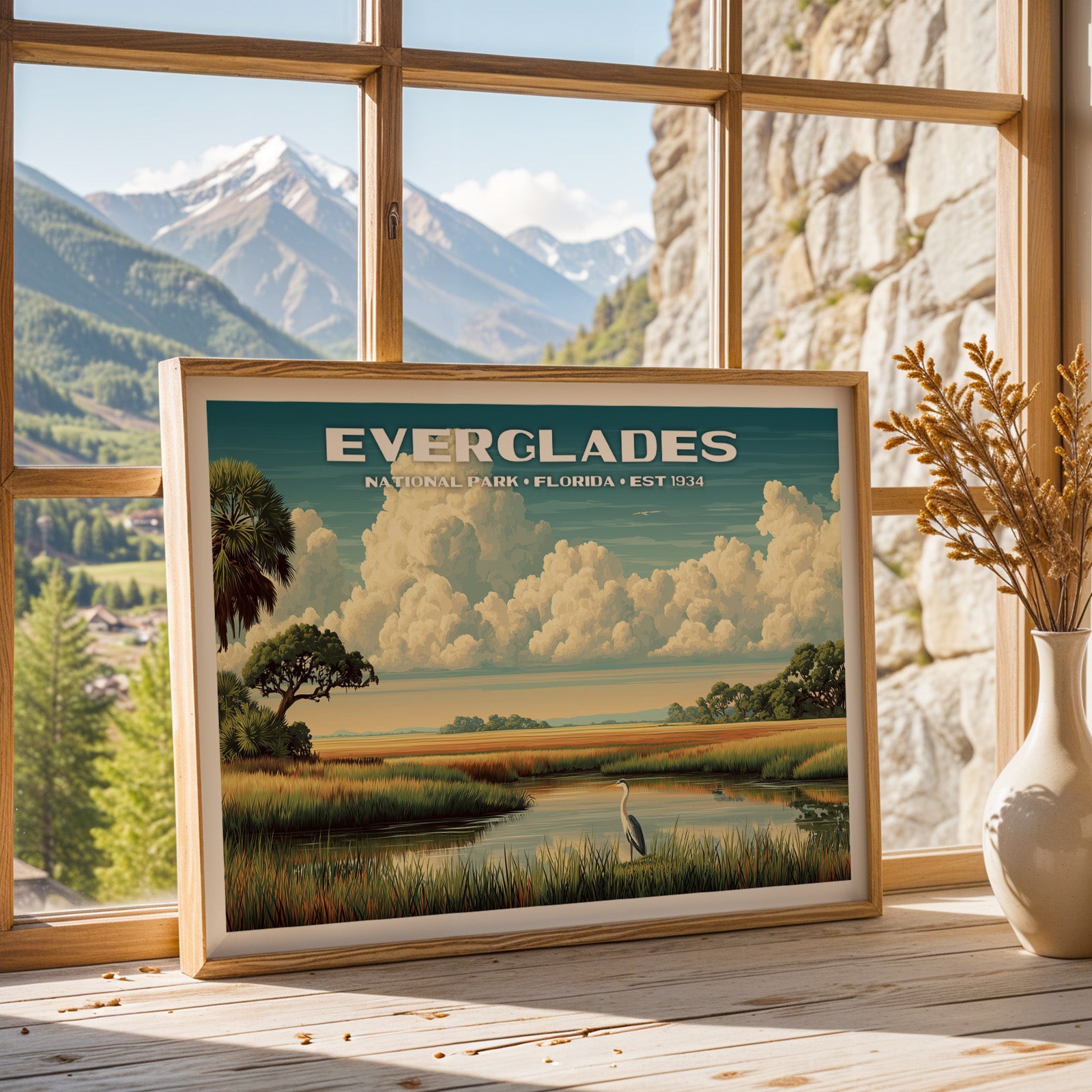 Everglades National Park Horizontal Vintage Art