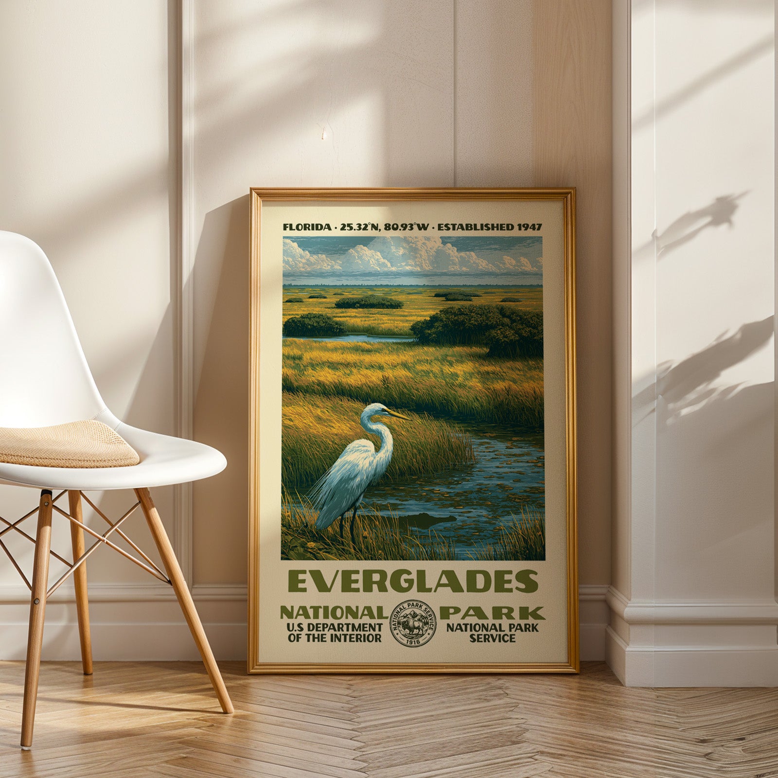 Everglades National Park Vintage WPA Art